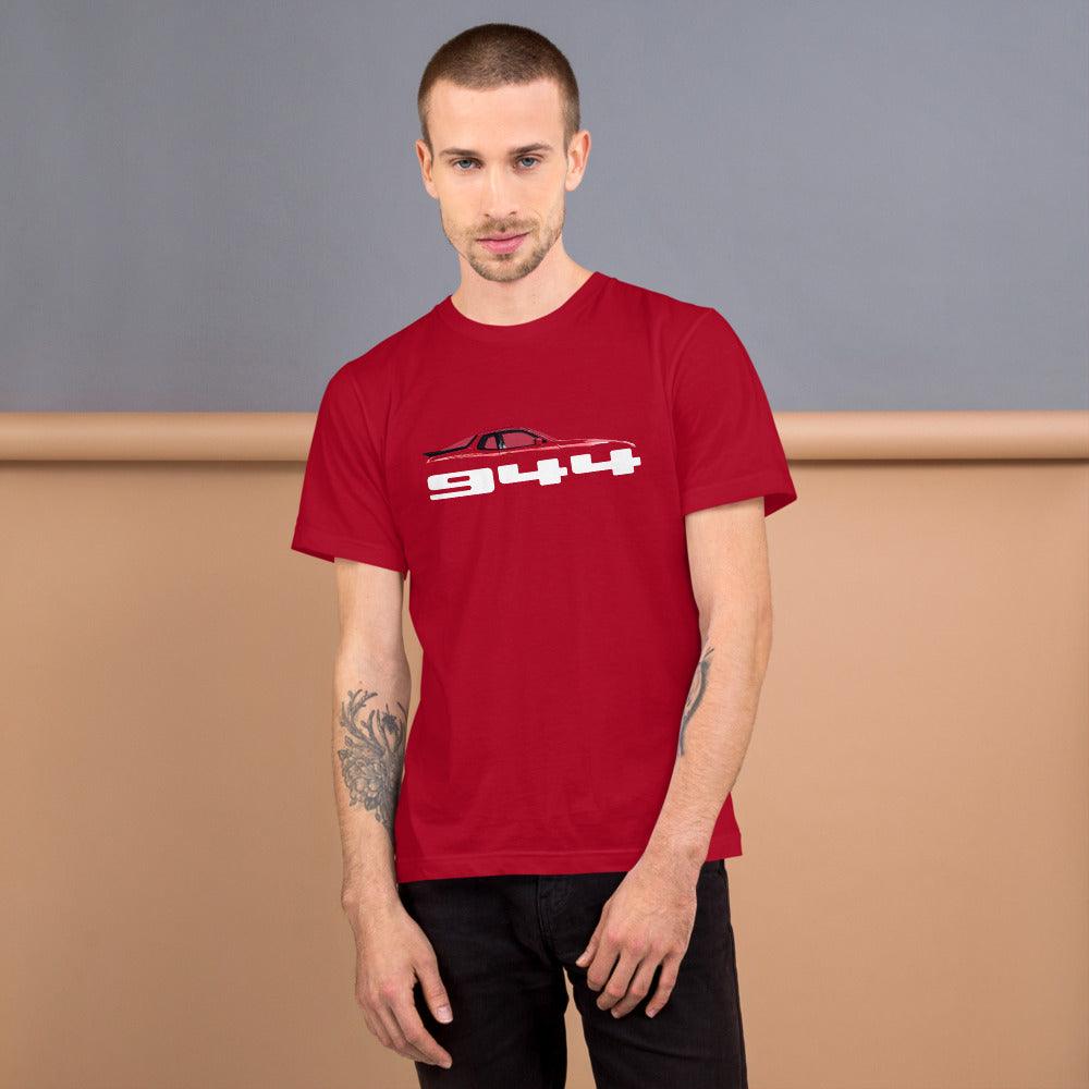 Porsche 944 - Red T-Shirt - Fueled.art