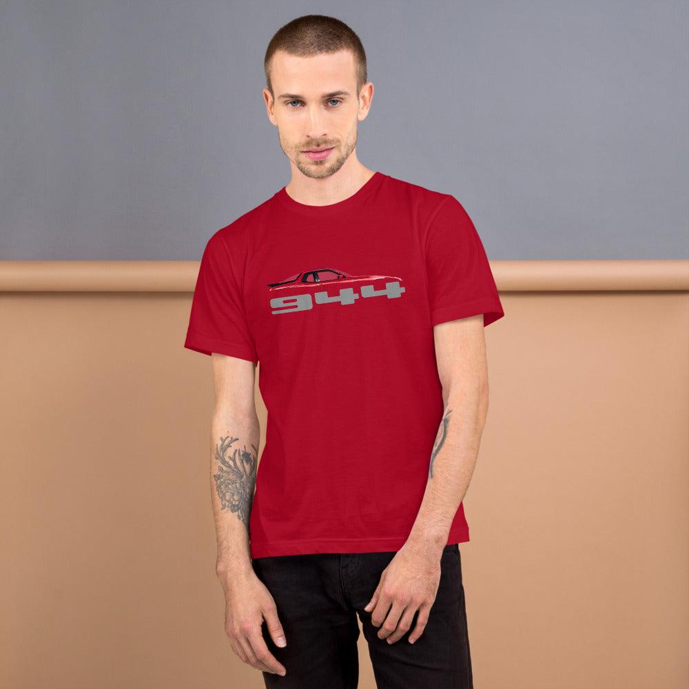 Porsche 944 - Red T-Shirt - Fueled.art