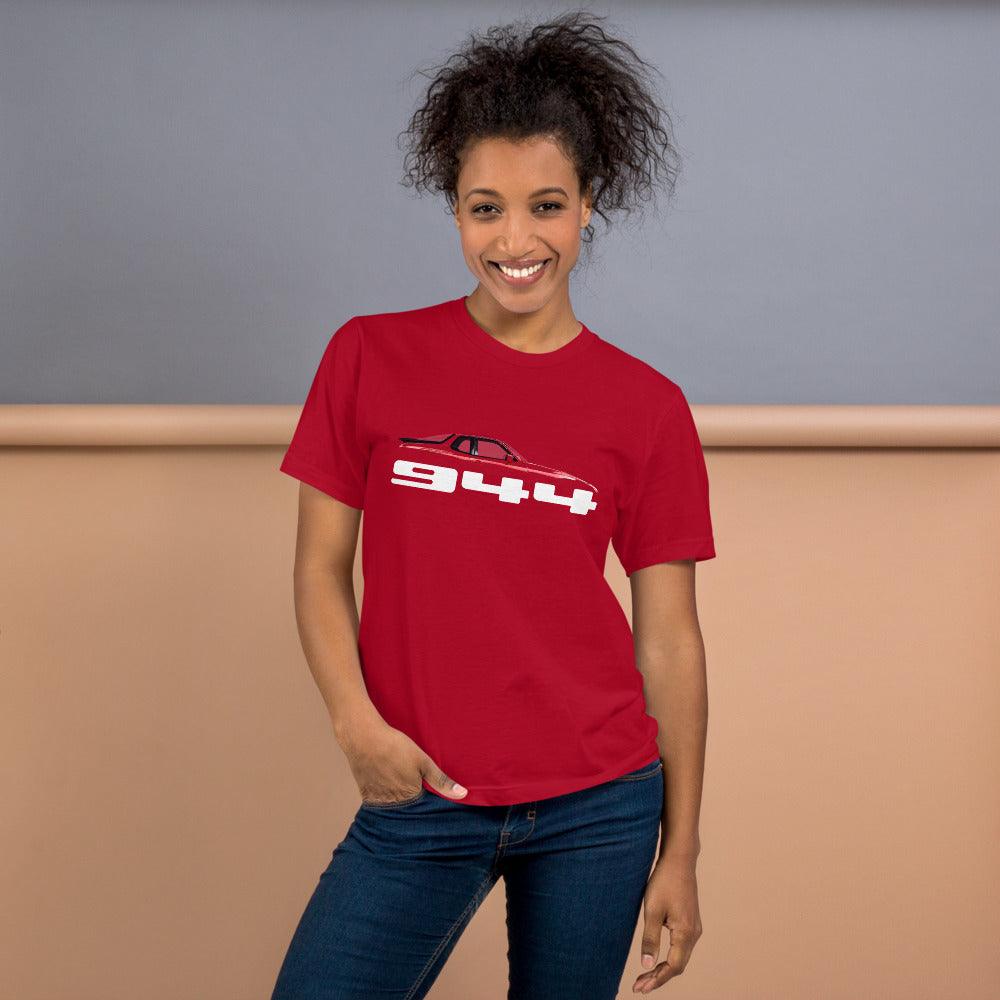 Porsche 944 - Red T-Shirt - Fueled.art