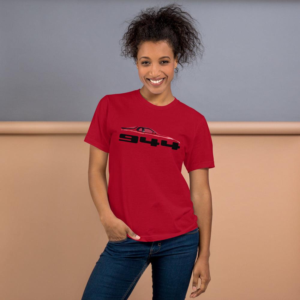 Porsche 944 - Red T-Shirt - Fueled.art