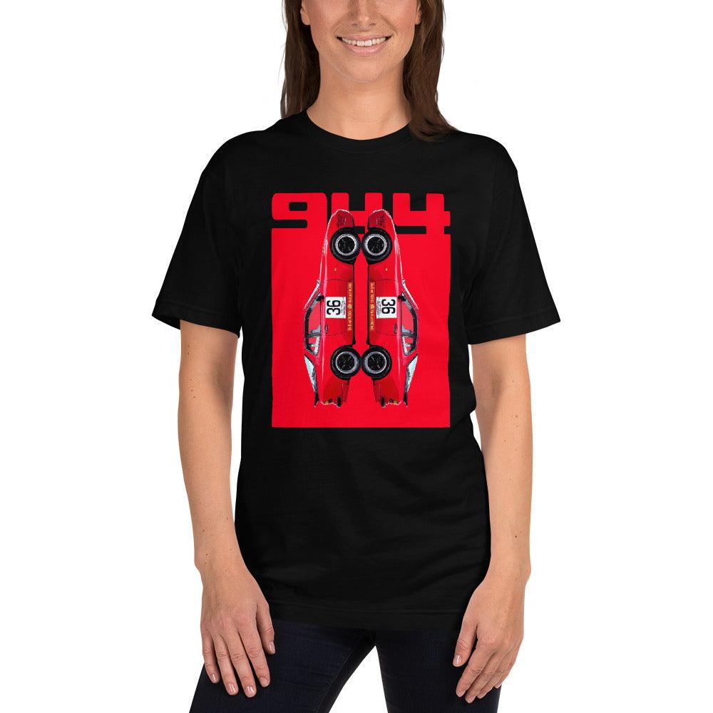 Porsche 944 Turbo Cup - Black T-Shirt - Fueled.art