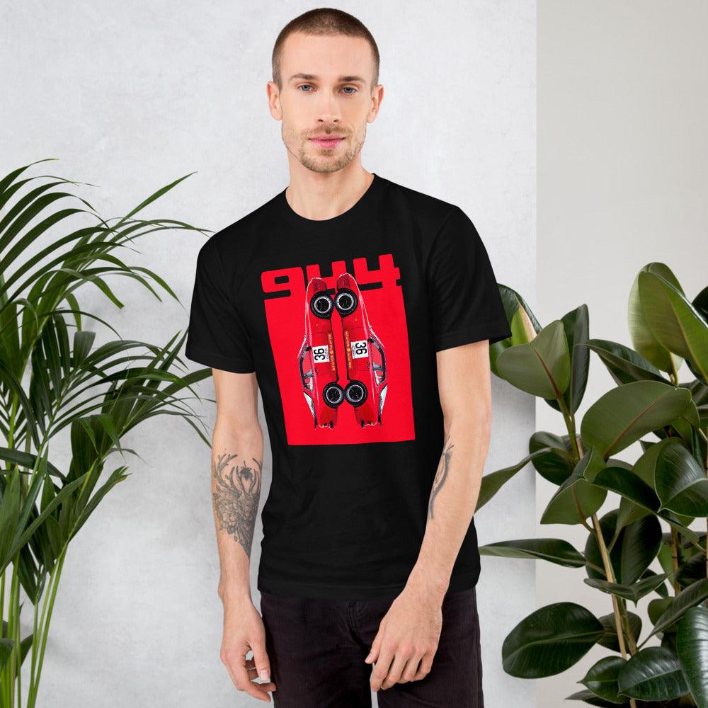 Porsche 944 Turbo Cup - Black T-Shirt - Fueled.art