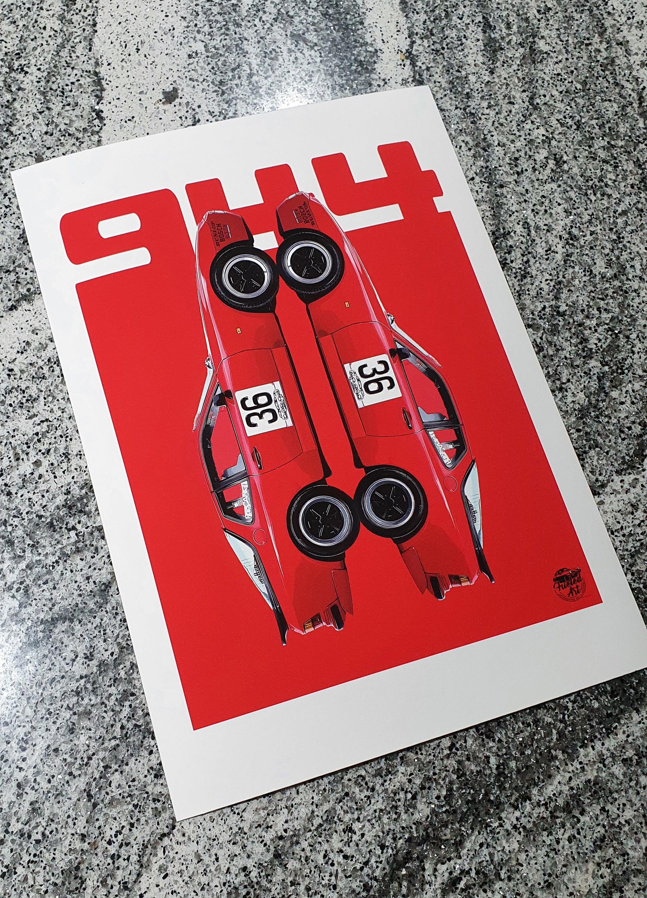 Porsche 944 Turbo Cup Print - Fueled.art