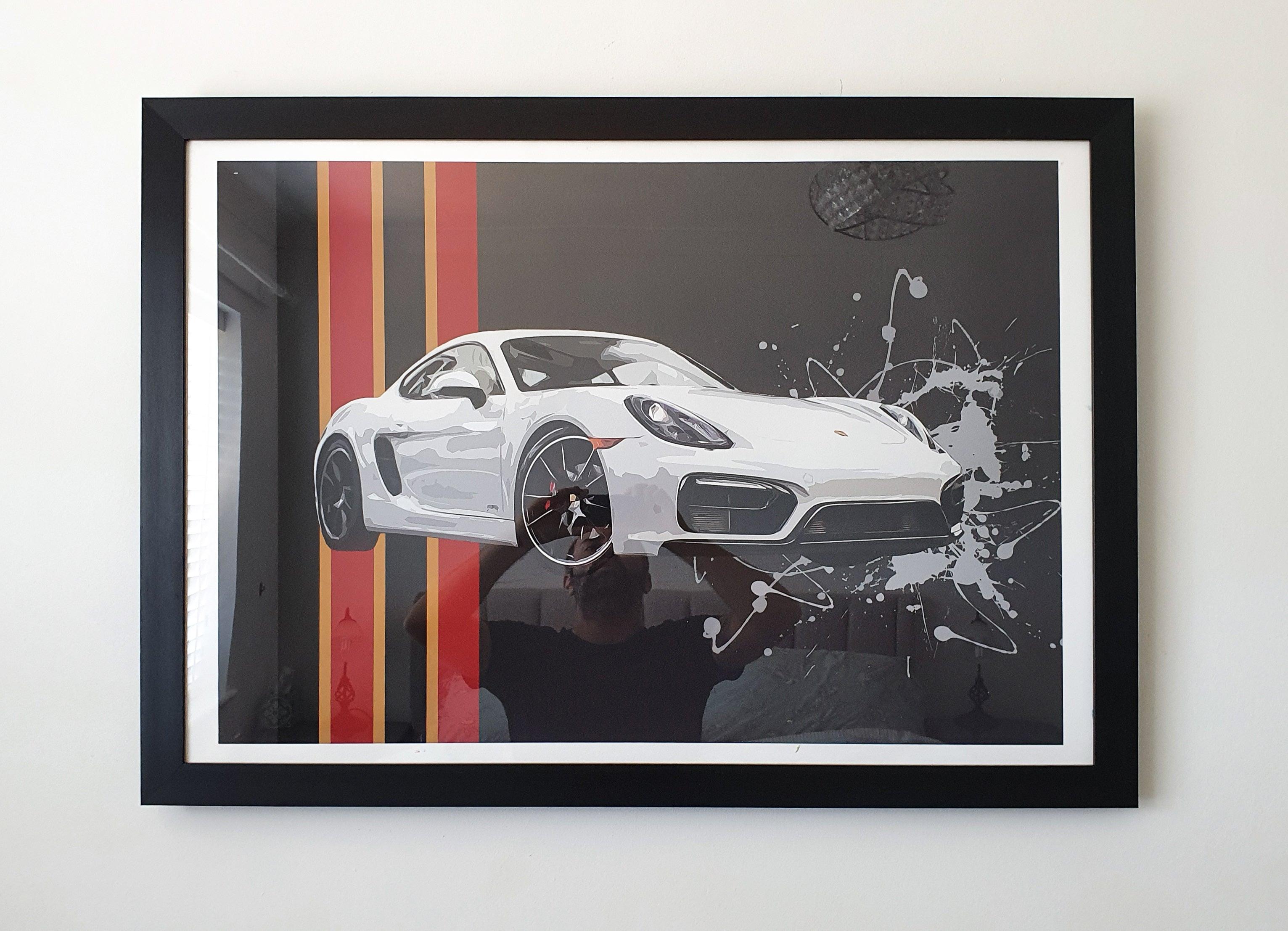 Porsche Cayman 981 GTS Print - Fueled.art