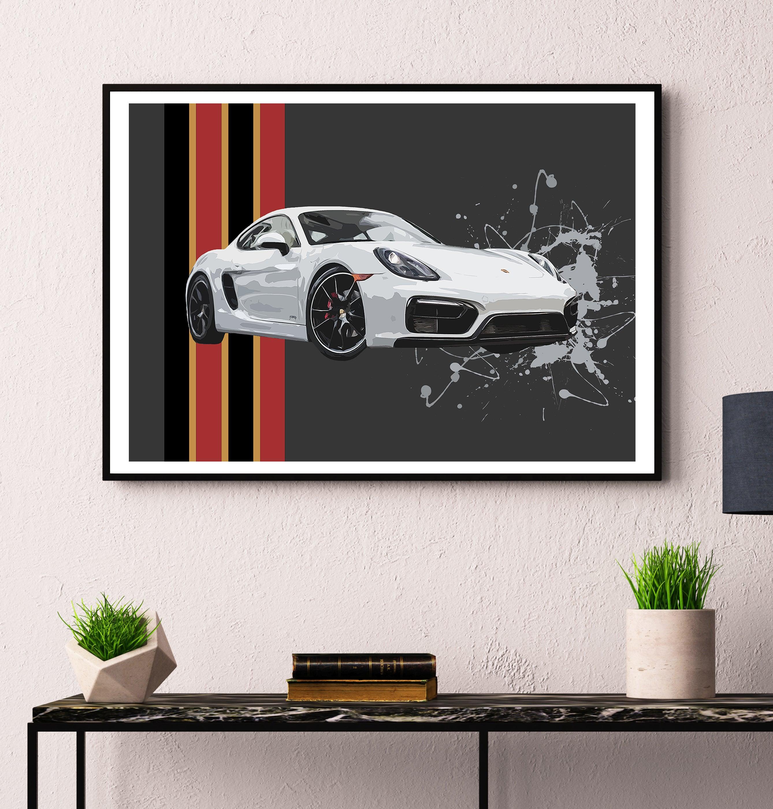 Porsche Cayman 981 GTS Print - Fueled.art