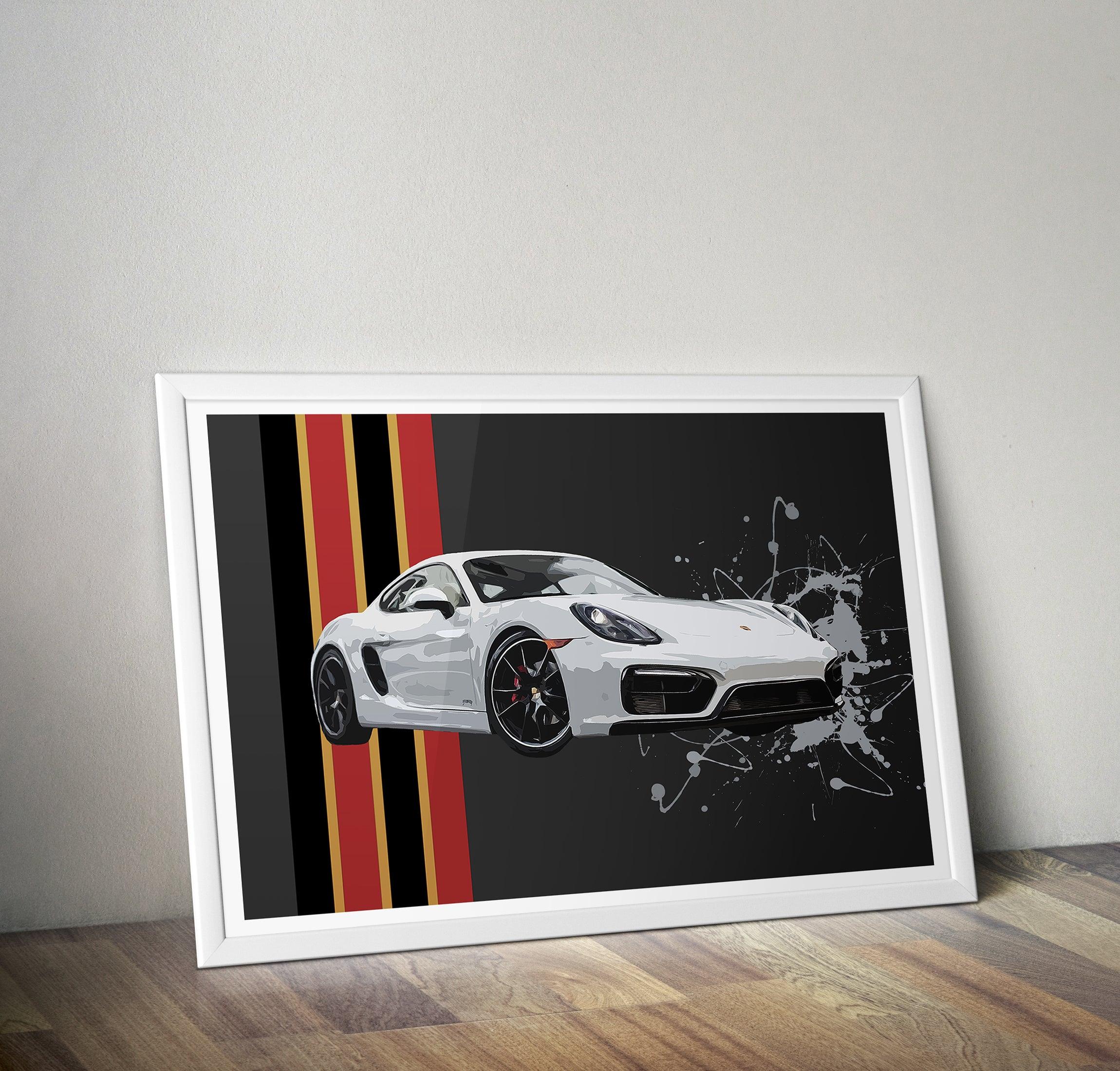 Porsche Cayman 981 GTS Print - Fueled.art