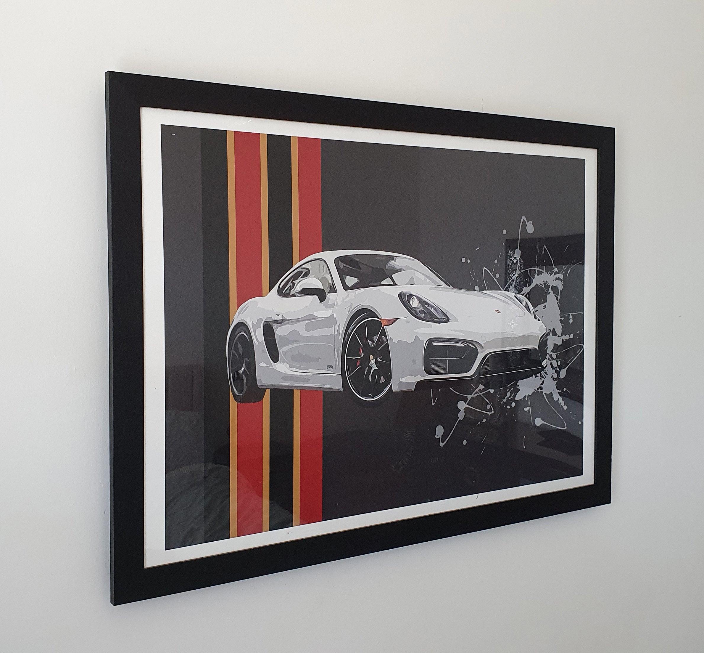 Porsche Cayman 981 GTS Print - Fueled.art