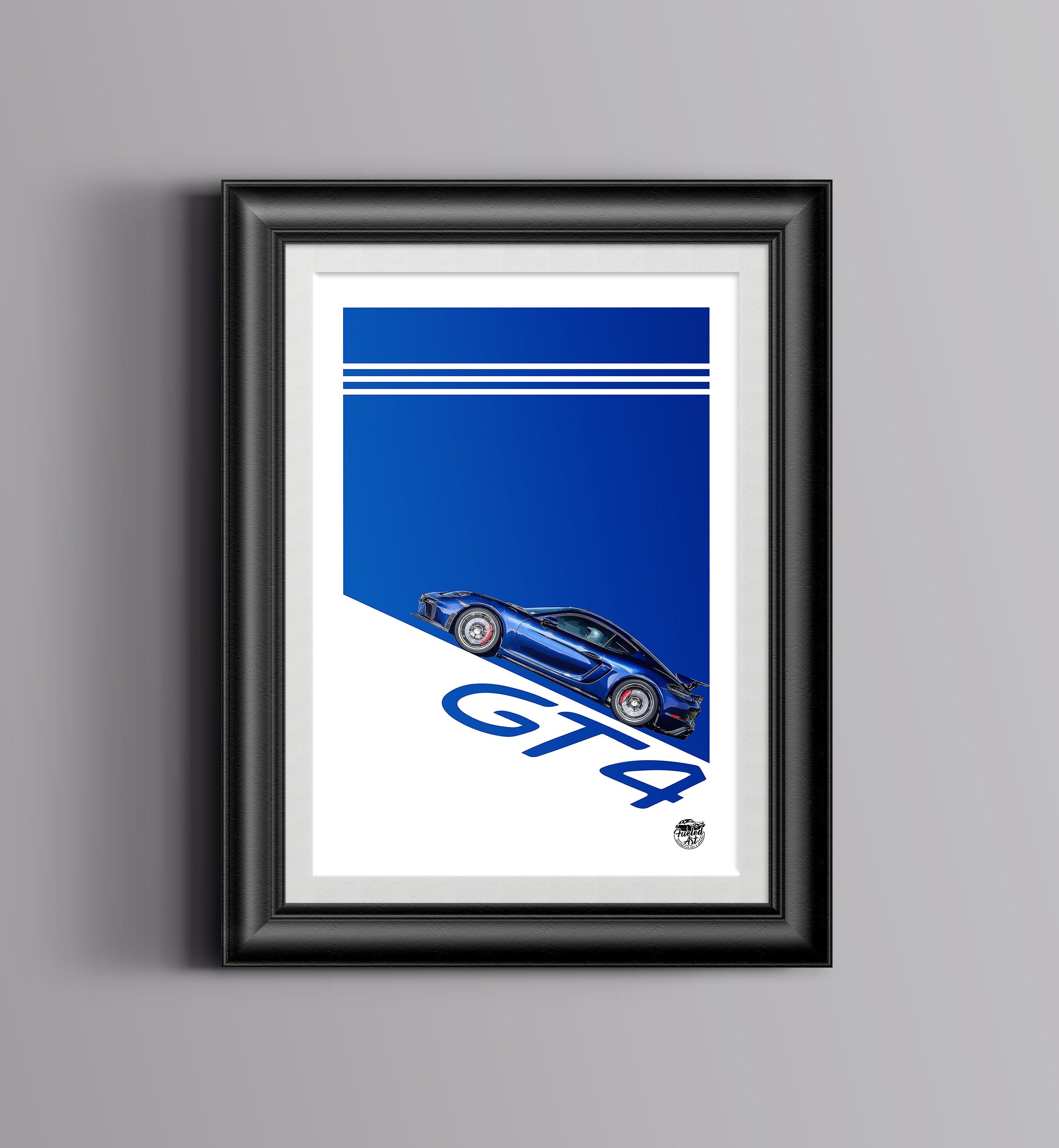 Porsche Cayman GT4 Print - Fueled.art