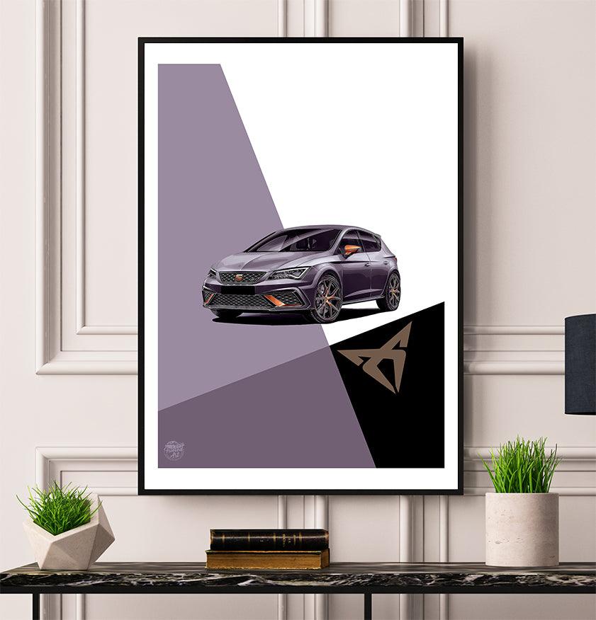 Seat Leon Cupra R Print - Fueled.art