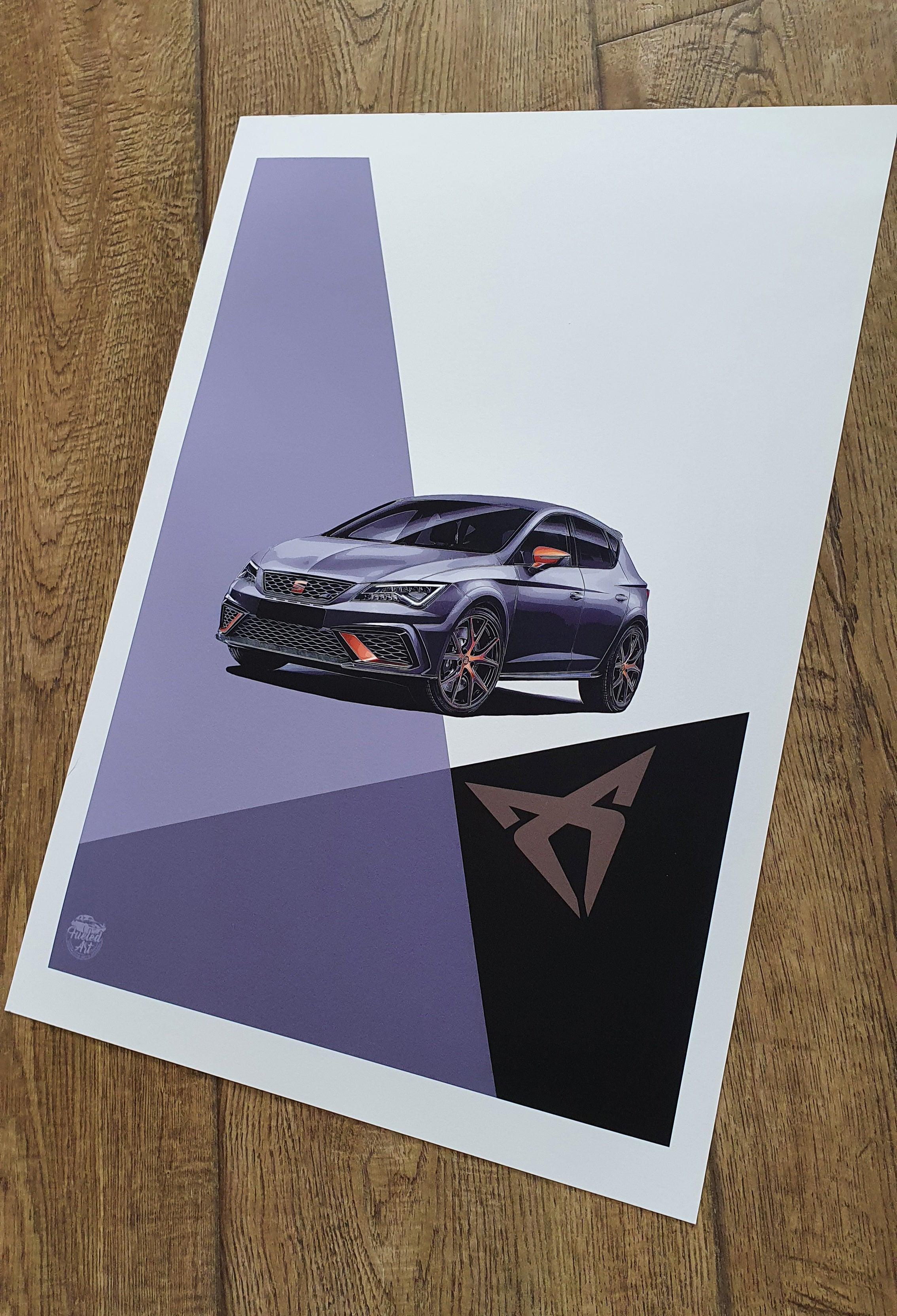 Seat Leon Cupra R Print - Fueled.art