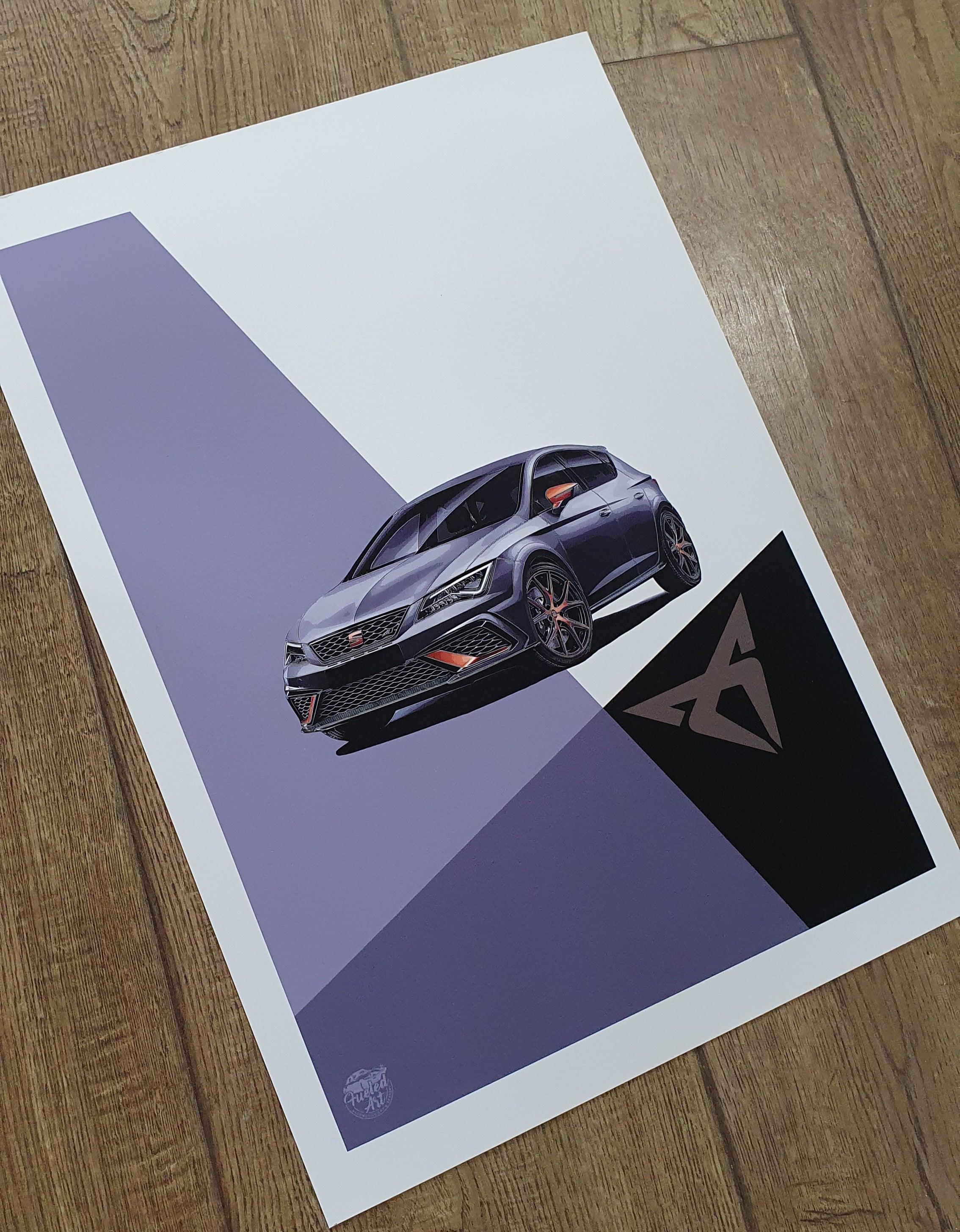 Seat Leon Cupra R Print - Fueled.art