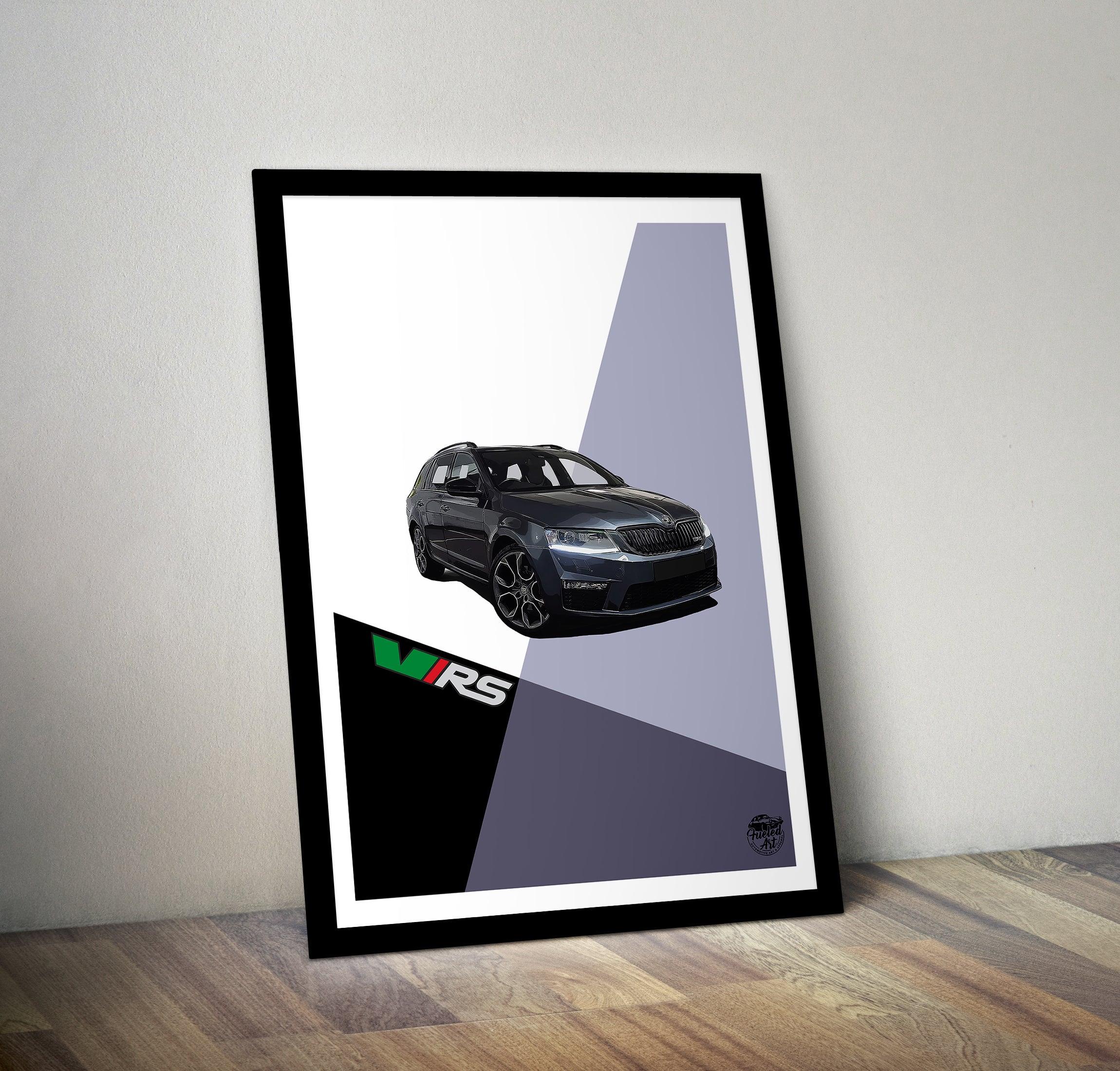 Skoda Octavia VRS Combi Print - Fueled.art