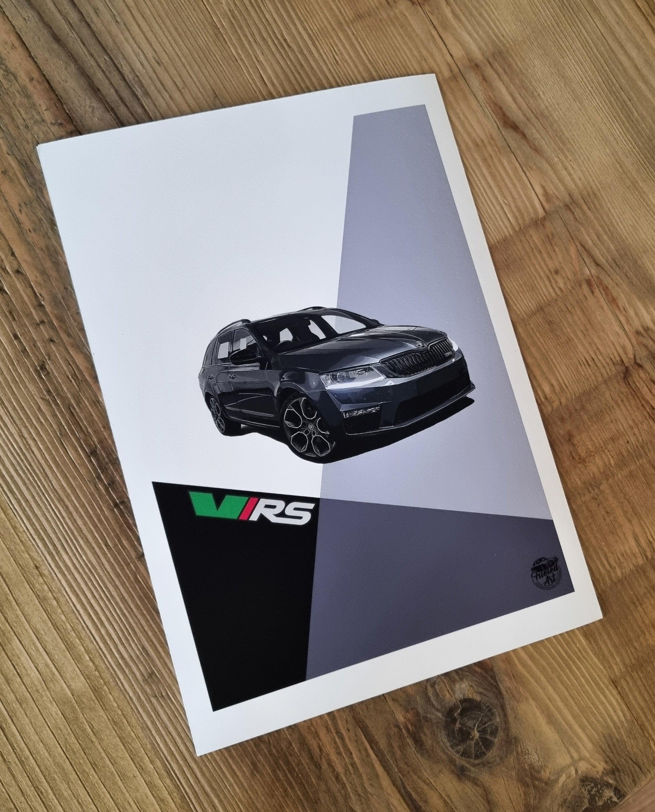 Skoda Octavia VRS Combi Print - Fueled.art