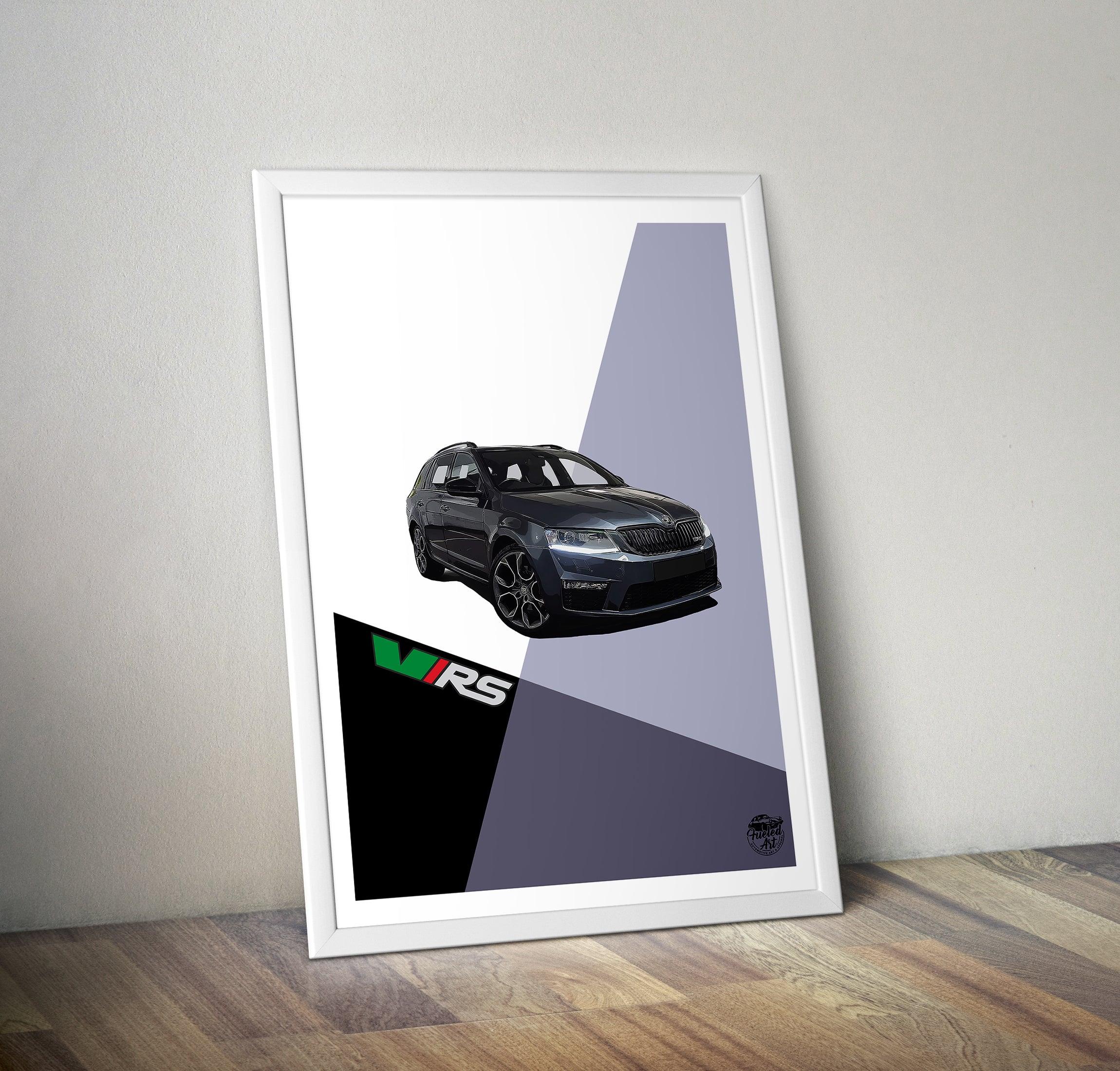 Skoda Octavia VRS Combi Print - Fueled.art