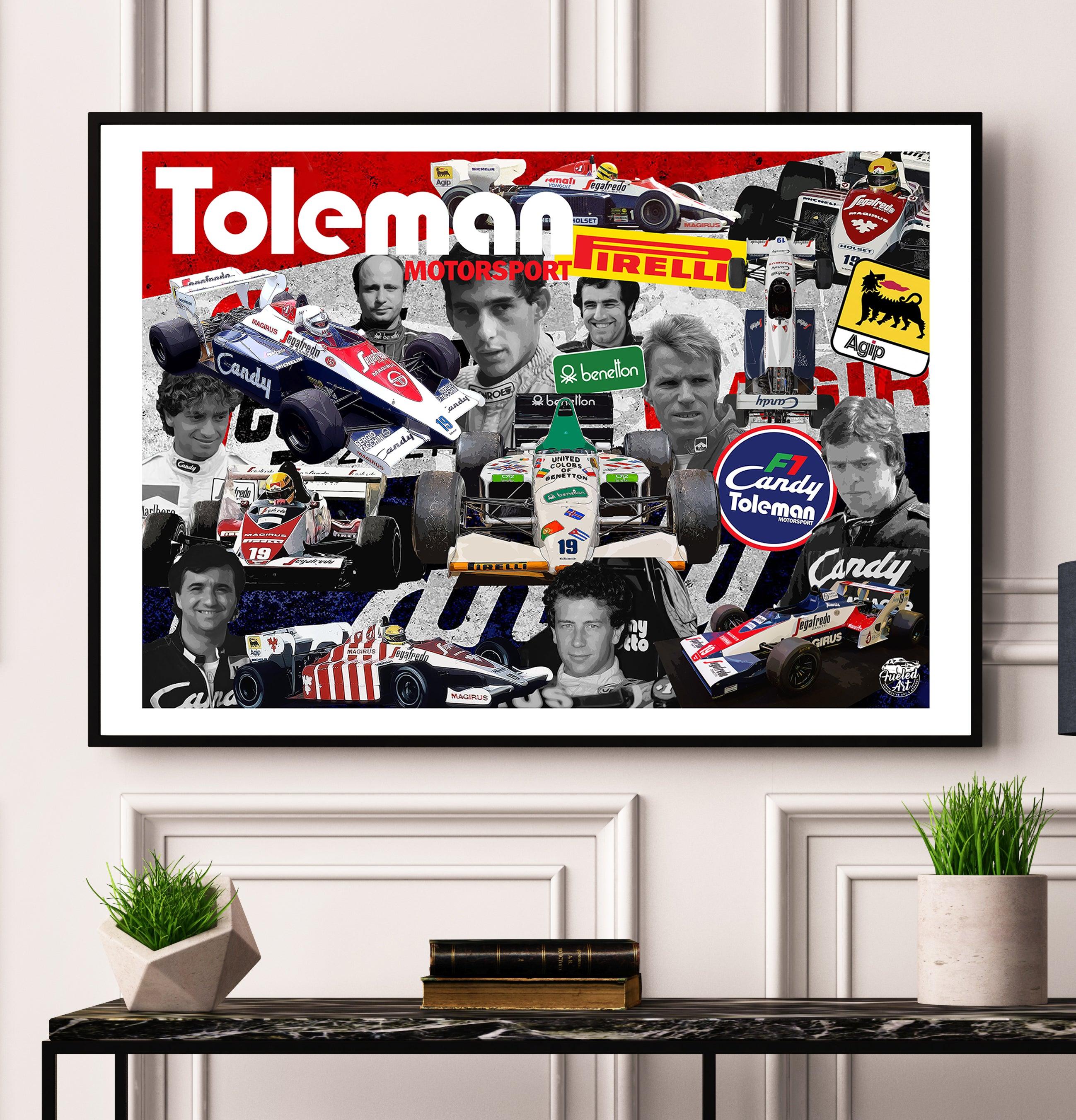 Toleman Motorsport F1 Print - Fueled.art