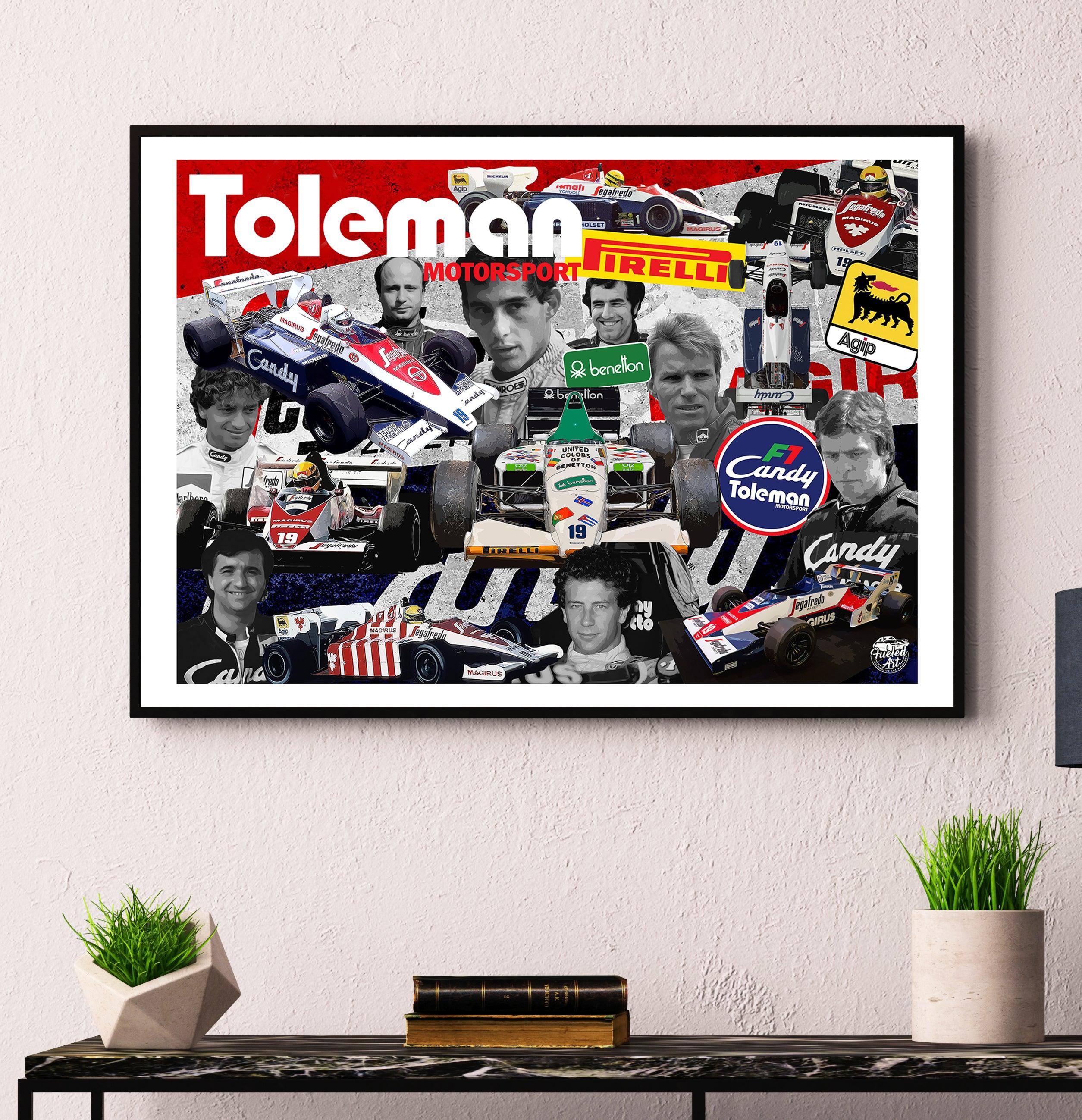 Toleman Motorsport F1 Print - Fueled.art