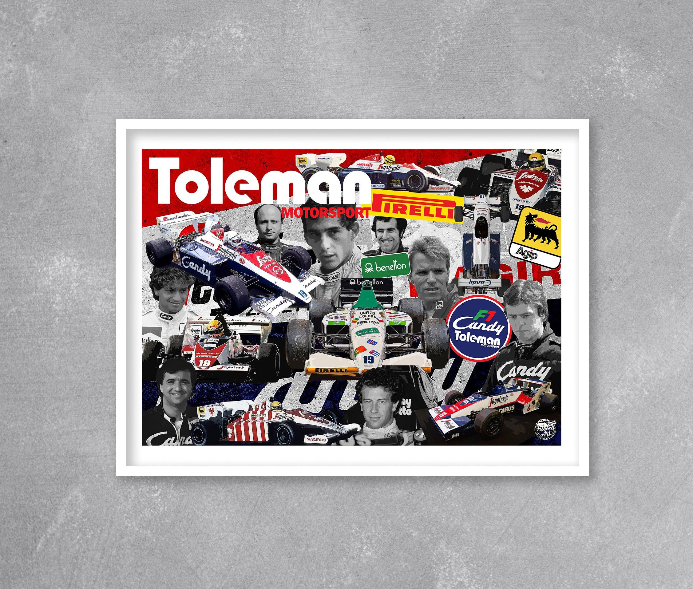 Toleman Motorsport F1 Print - Fueled.art