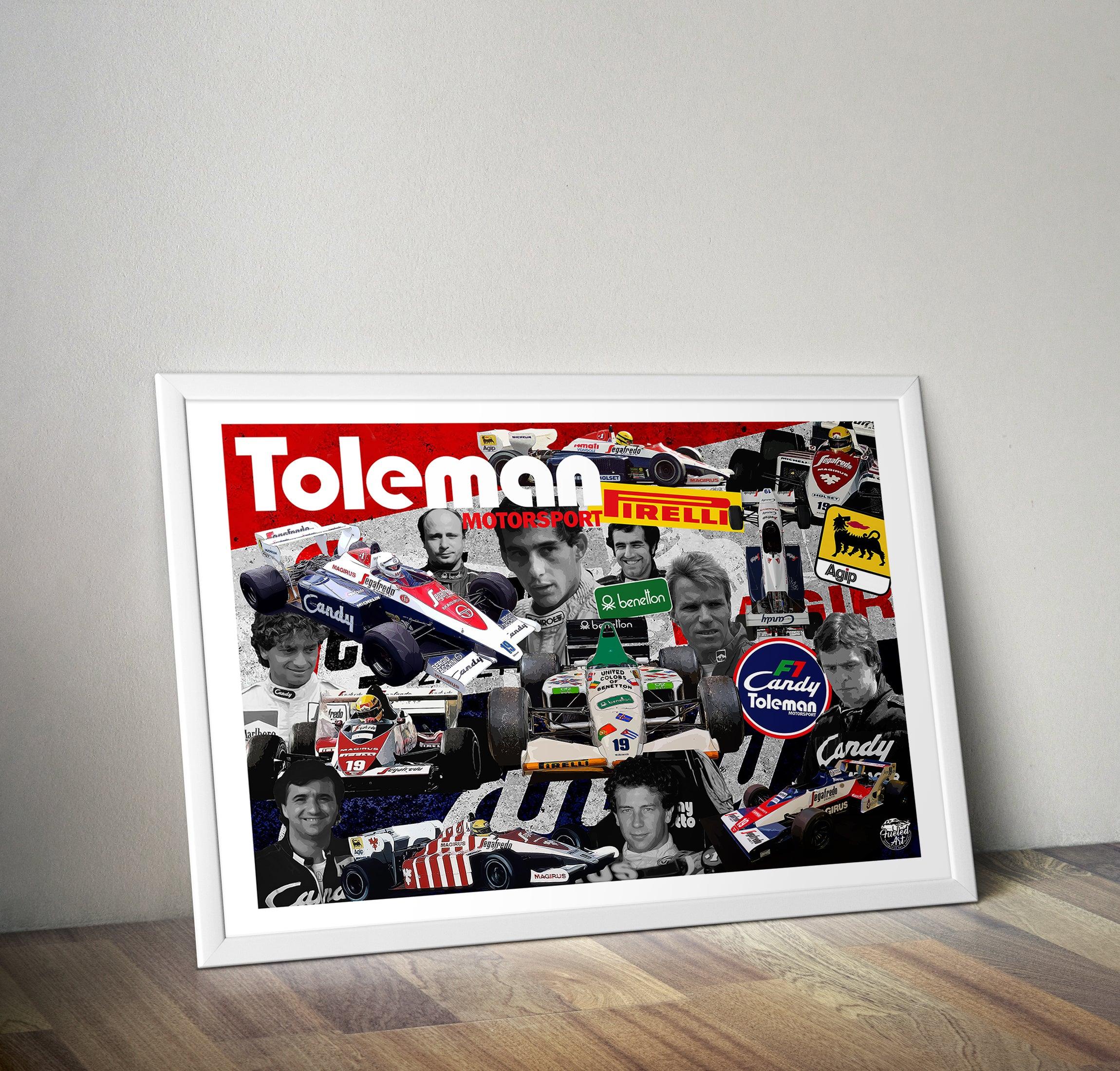 Toleman Motorsport F1 Print - Fueled.art