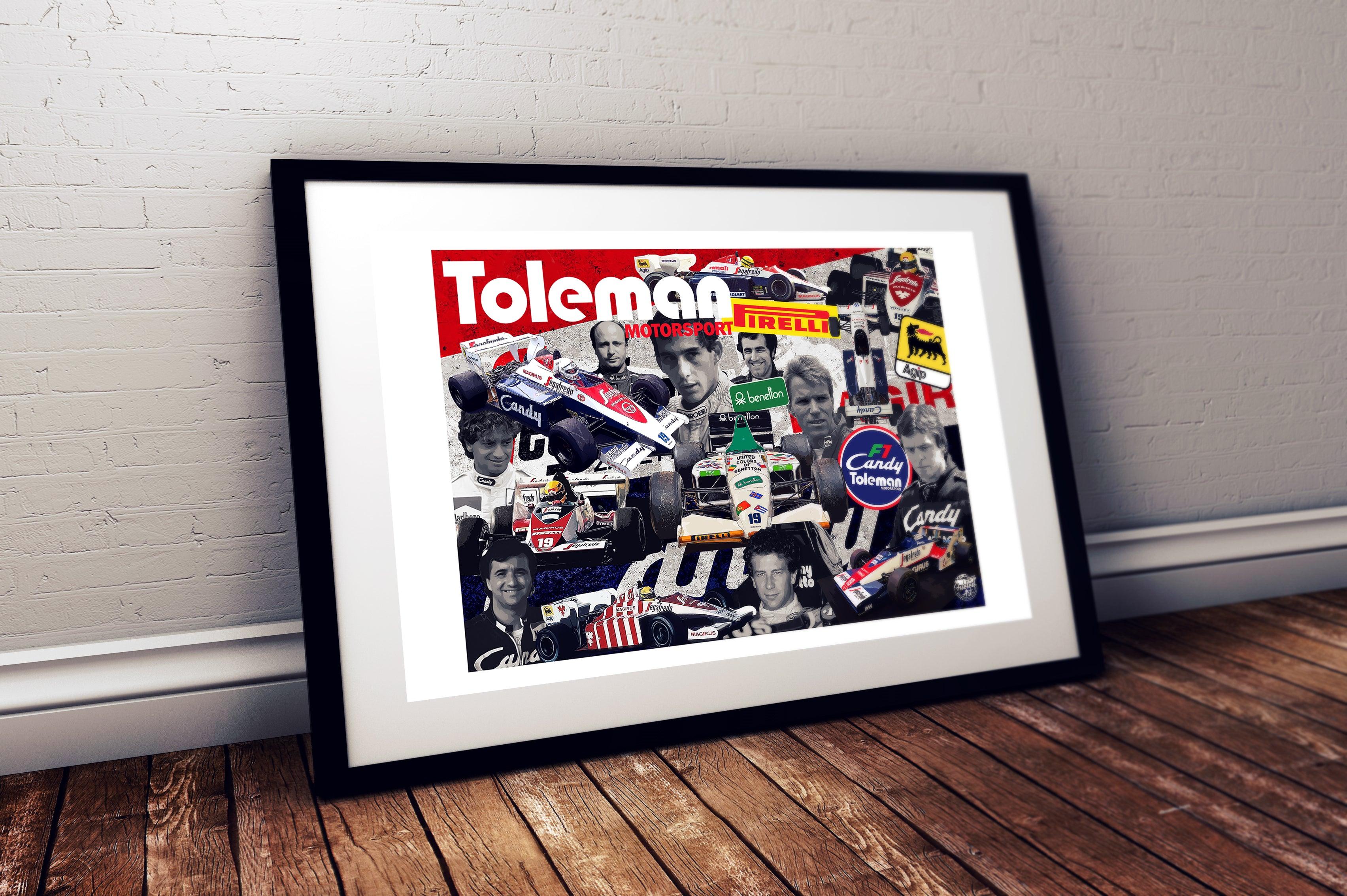 Toleman Motorsport F1 Print - Fueled.art