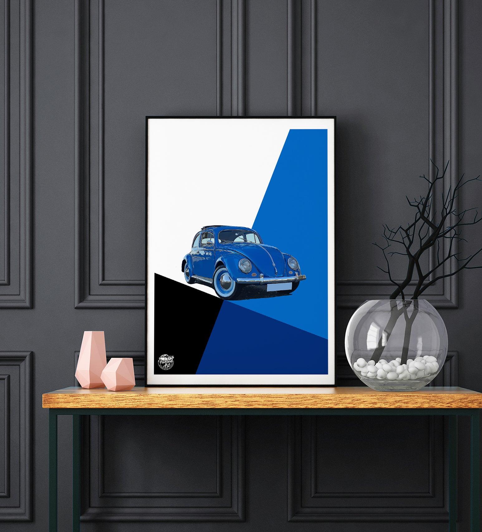 VW Beetle print - Fueled.art