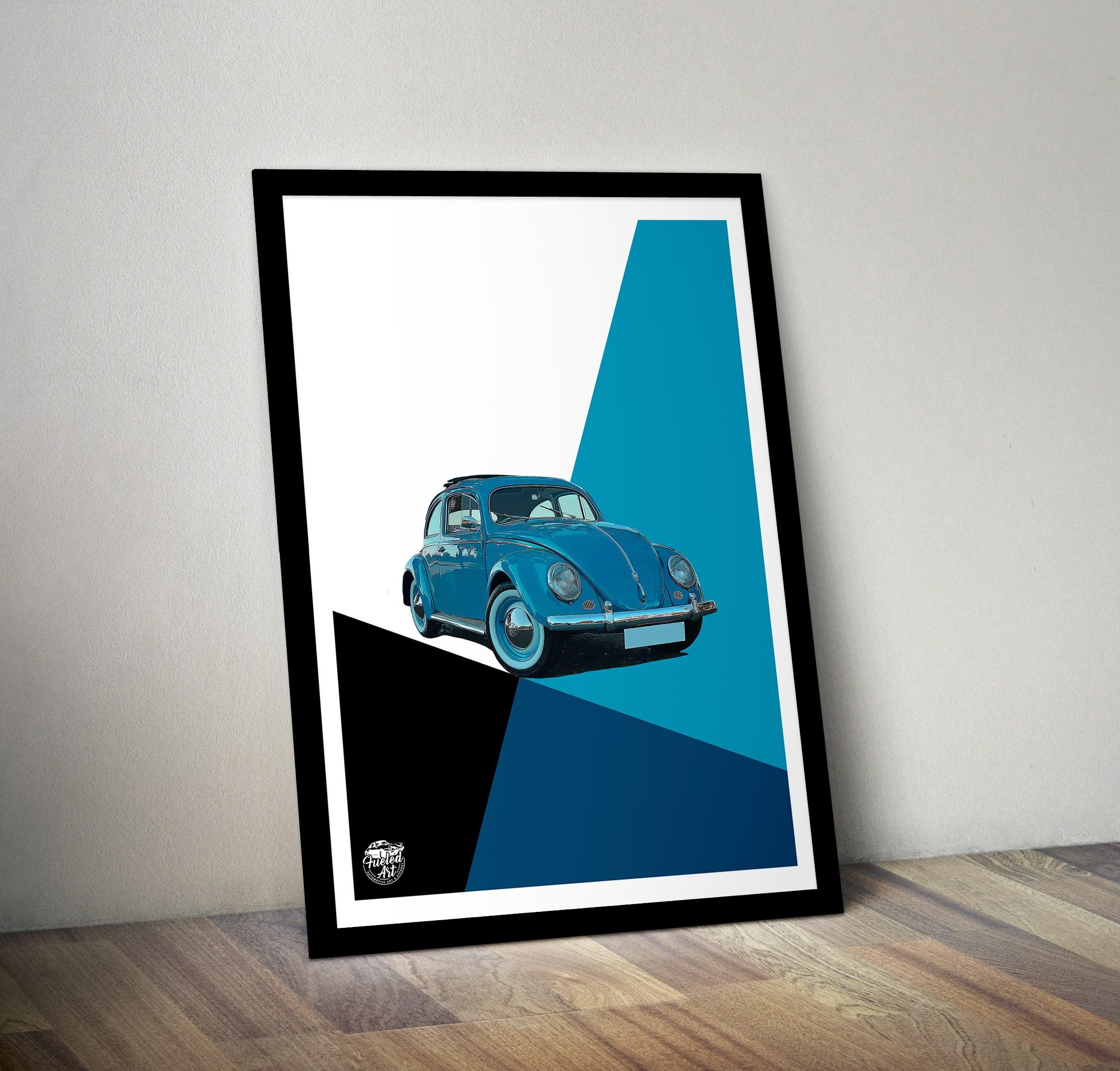 VW Beetle print - Fueled.art