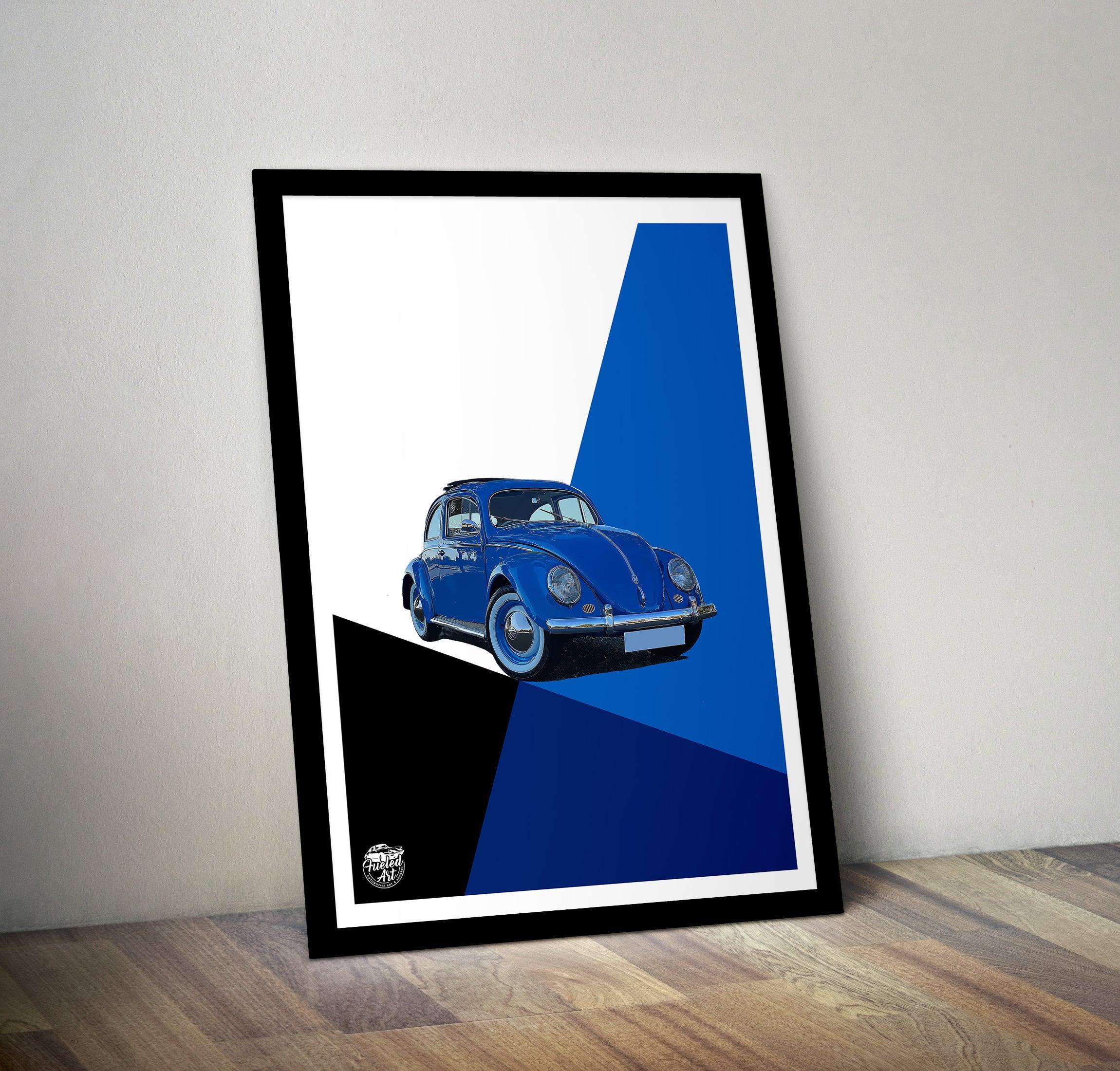 VW Beetle print - Fueled.art