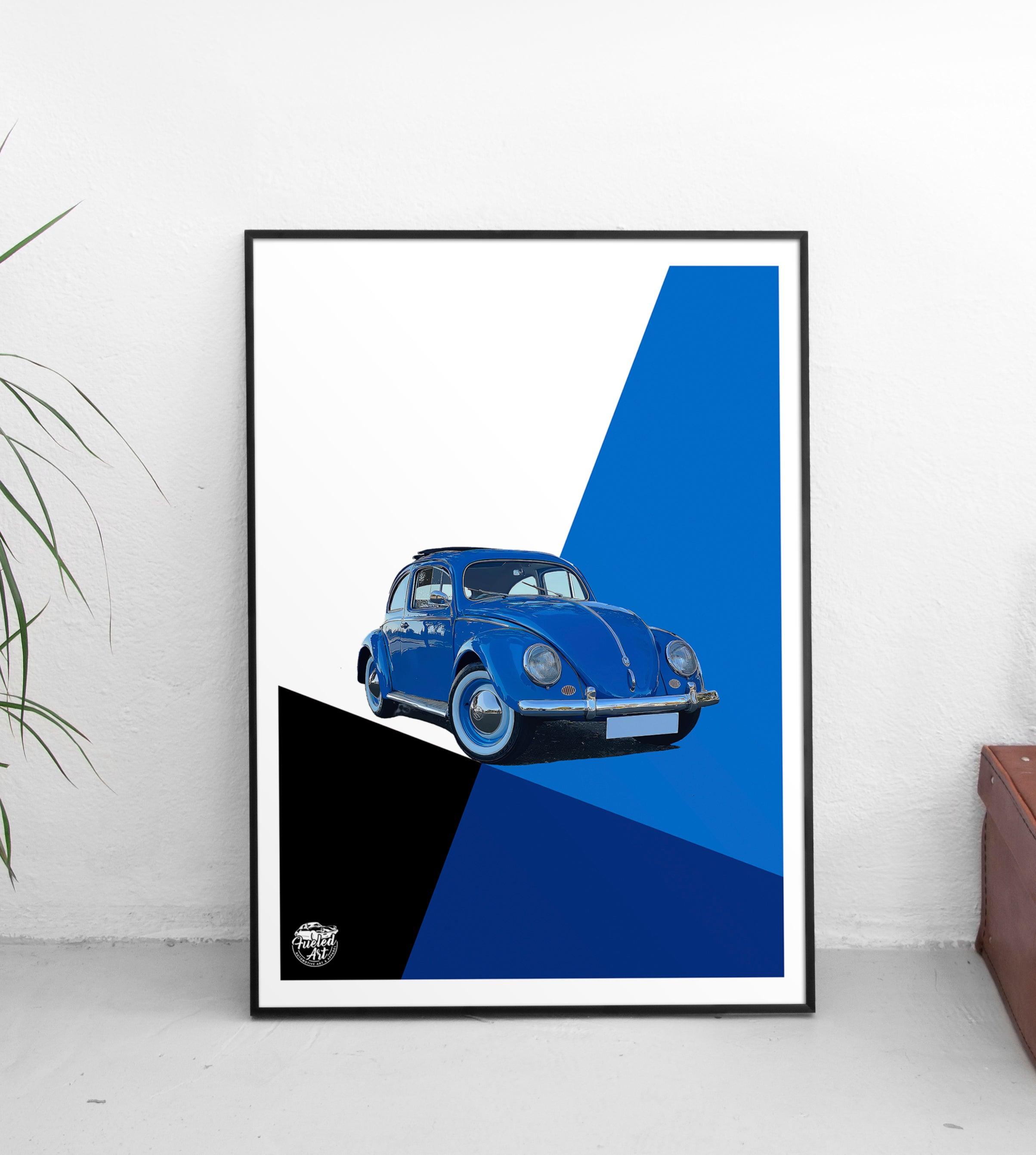 VW Beetle print - Fueled.art