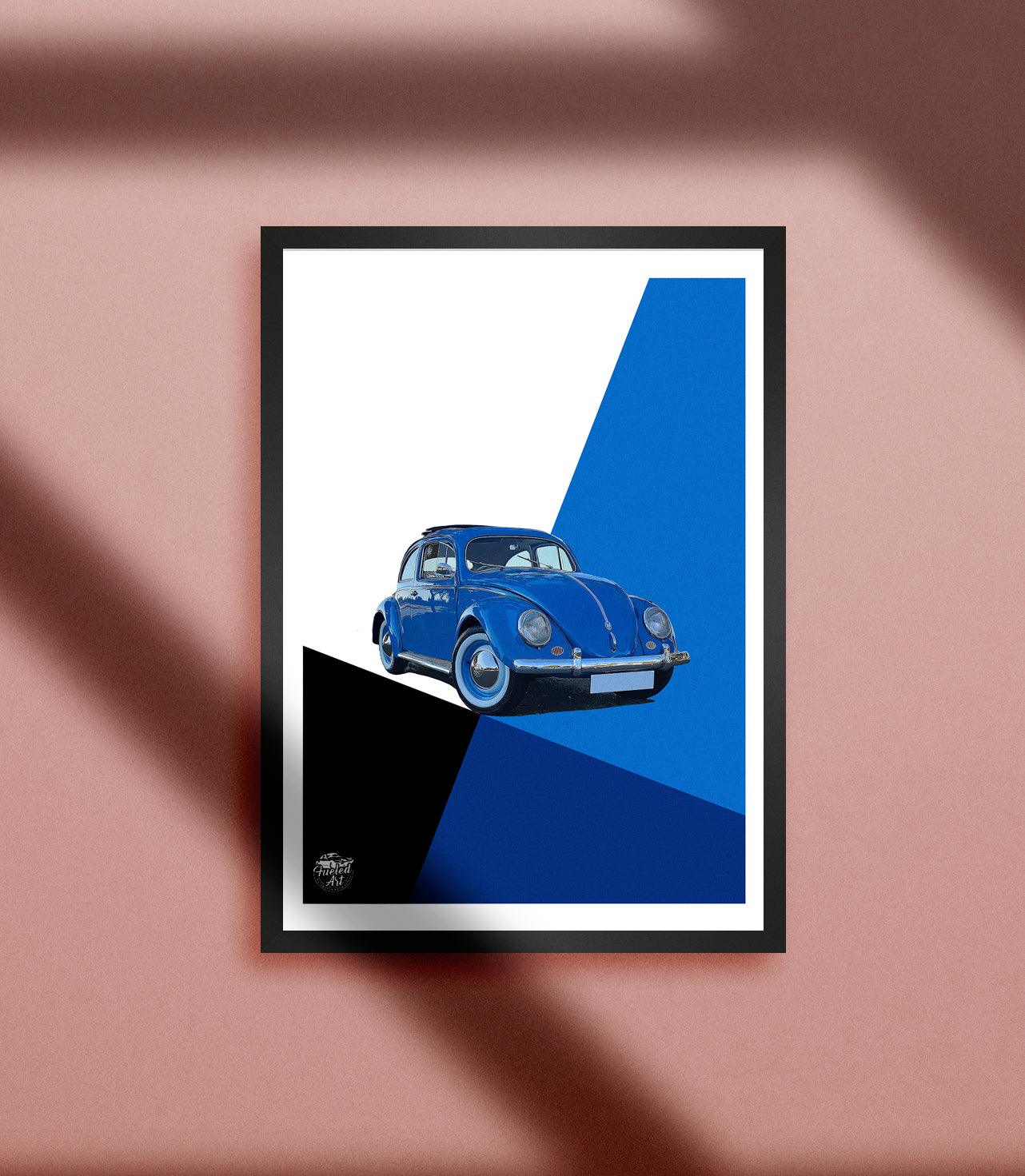 VW Beetle print - Fueled.art