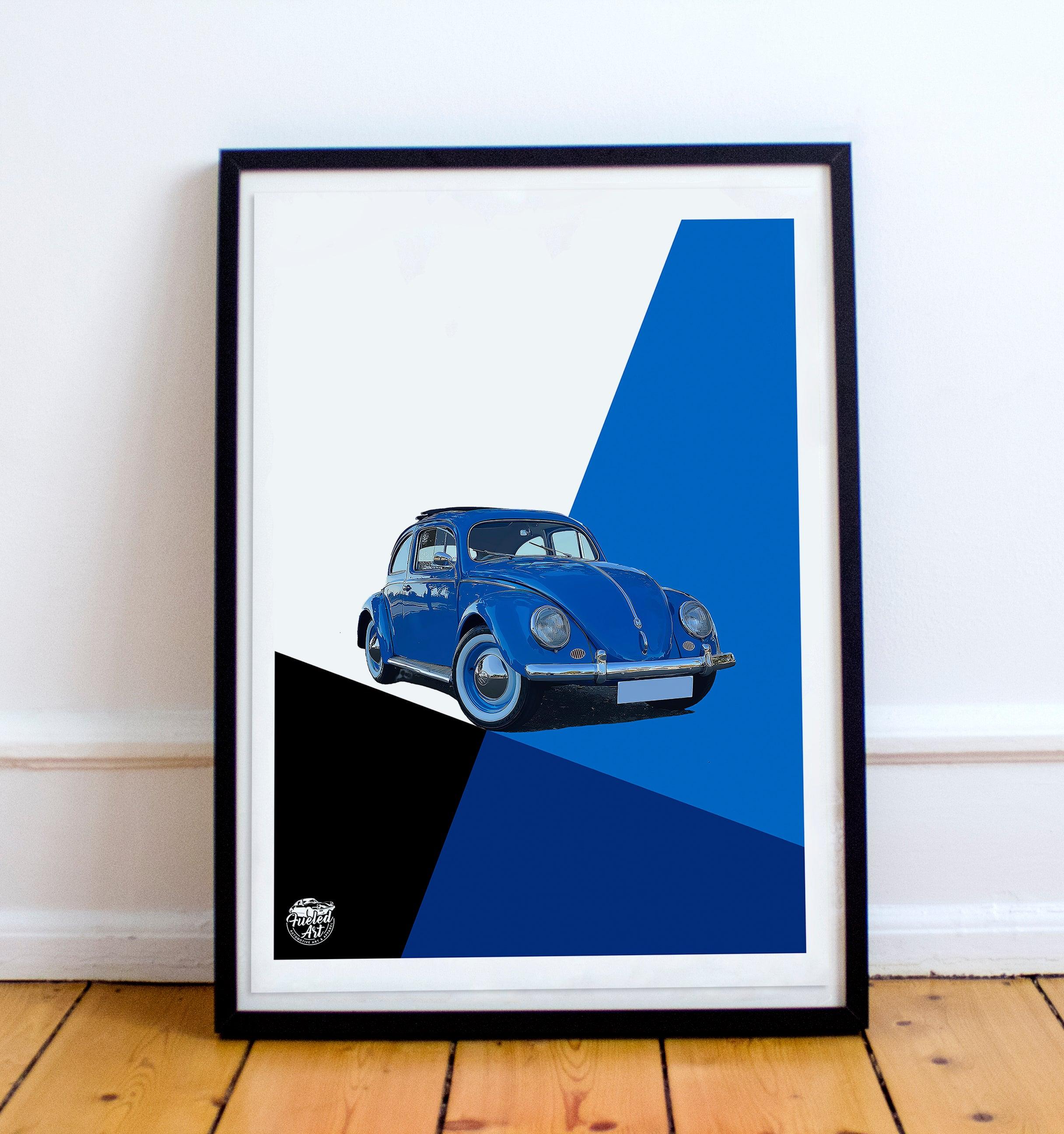 VW Beetle print - Fueled.art