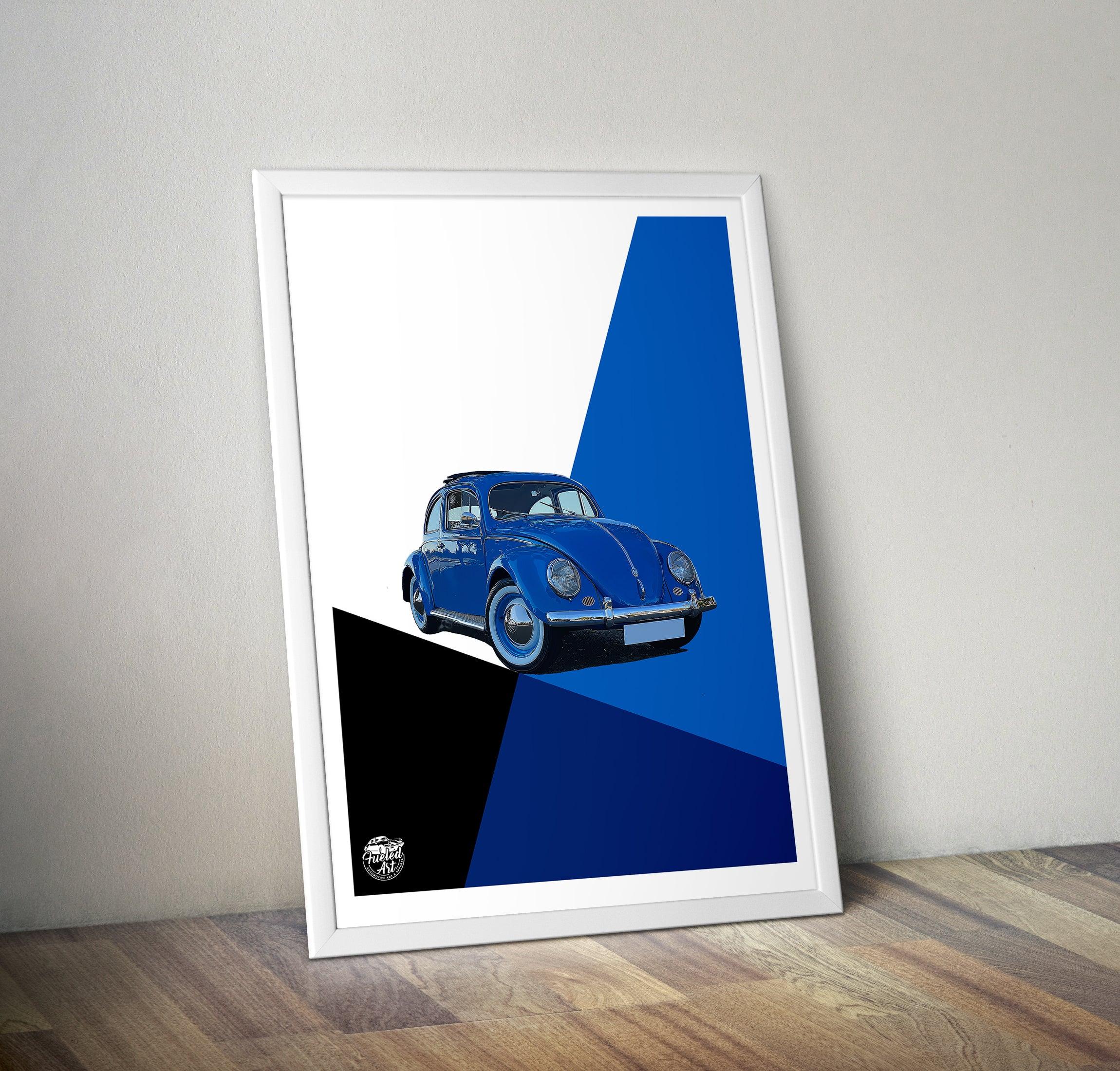 VW Beetle print - Fueled.art