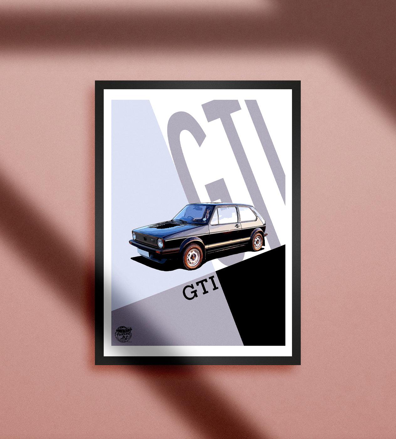 VW Golf GTI Mk1 Print - Fueled.art