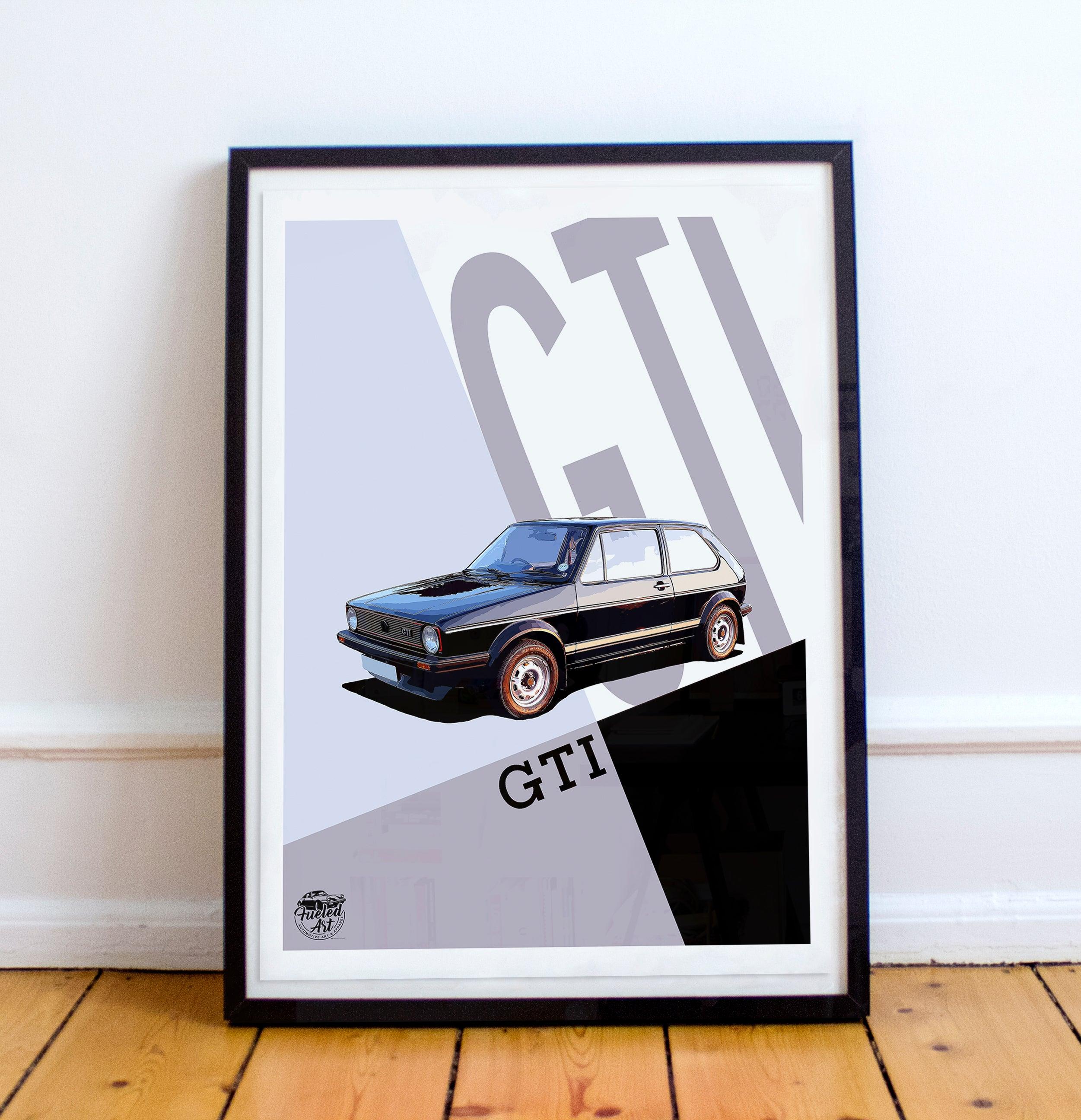 VW Golf GTI Mk1 Print - Fueled.art