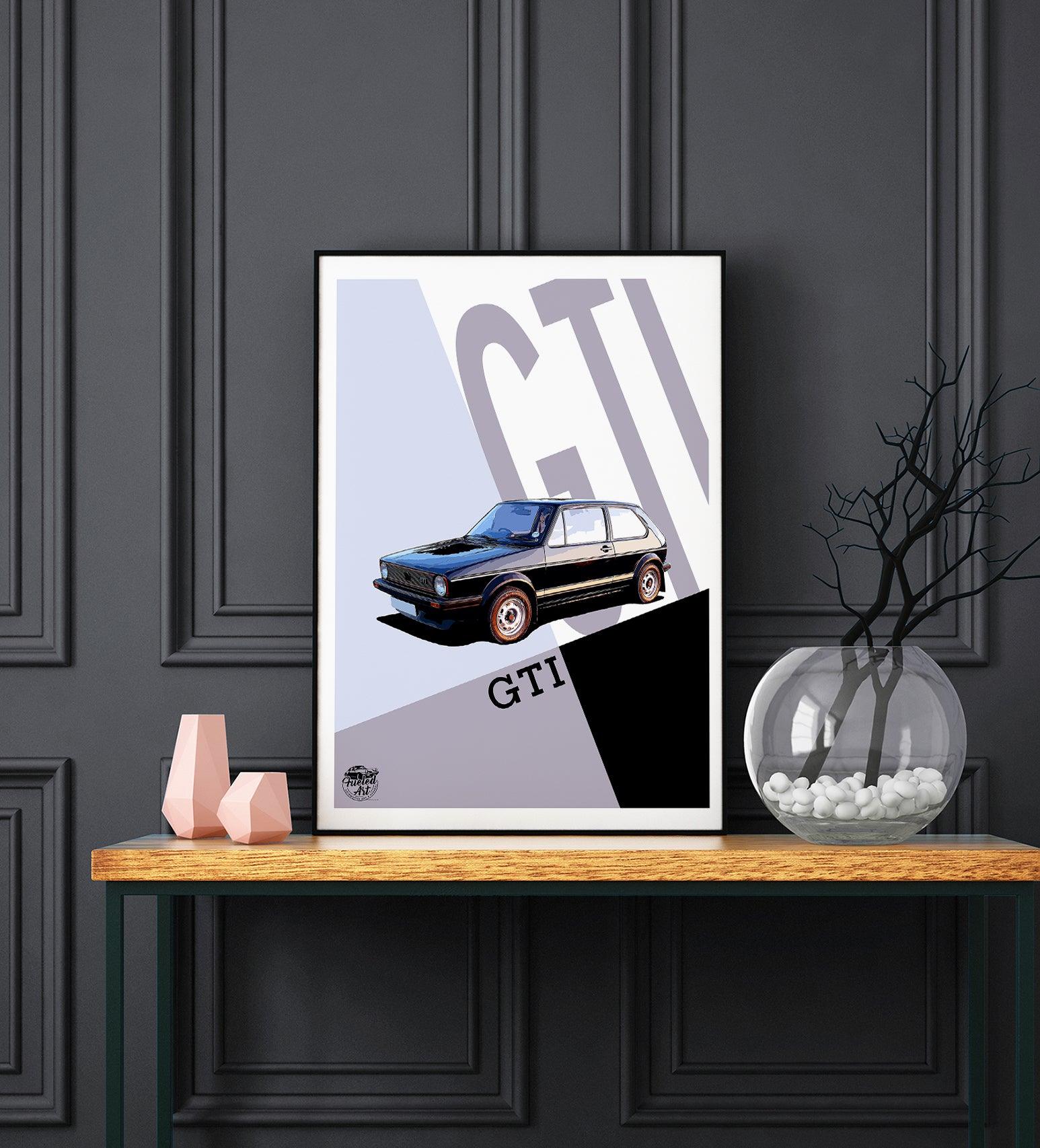 VW Golf GTI Mk1 Print - Fueled.art