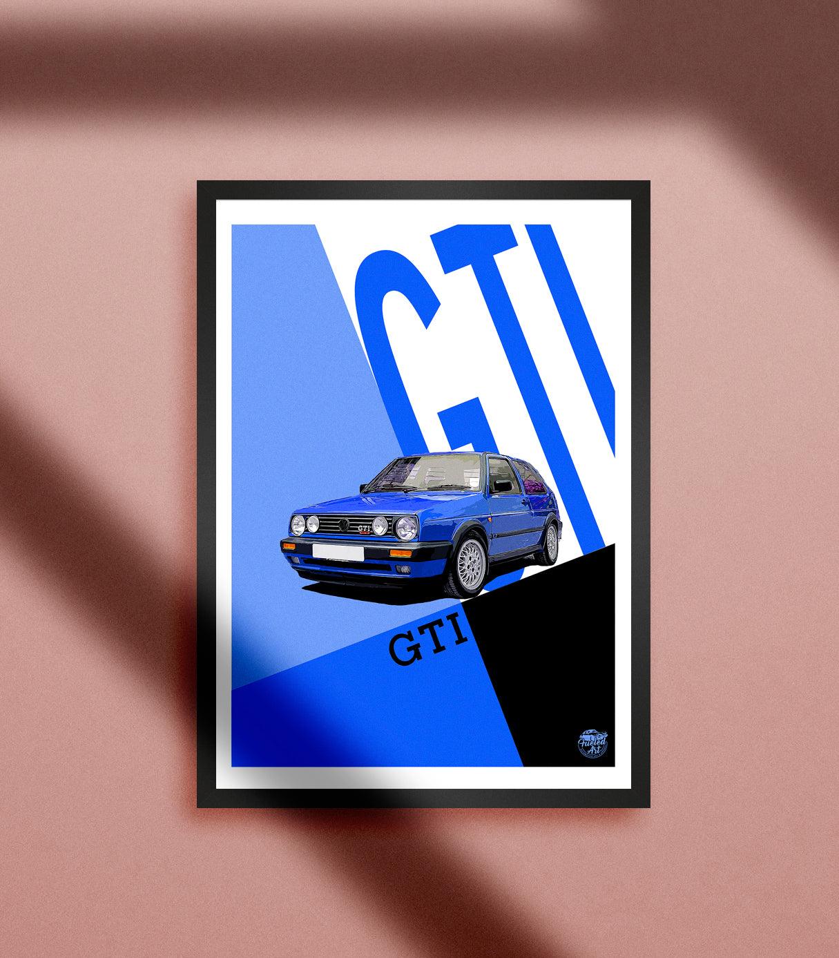 VW Golf GTI Mk2 Print - Fueled.art