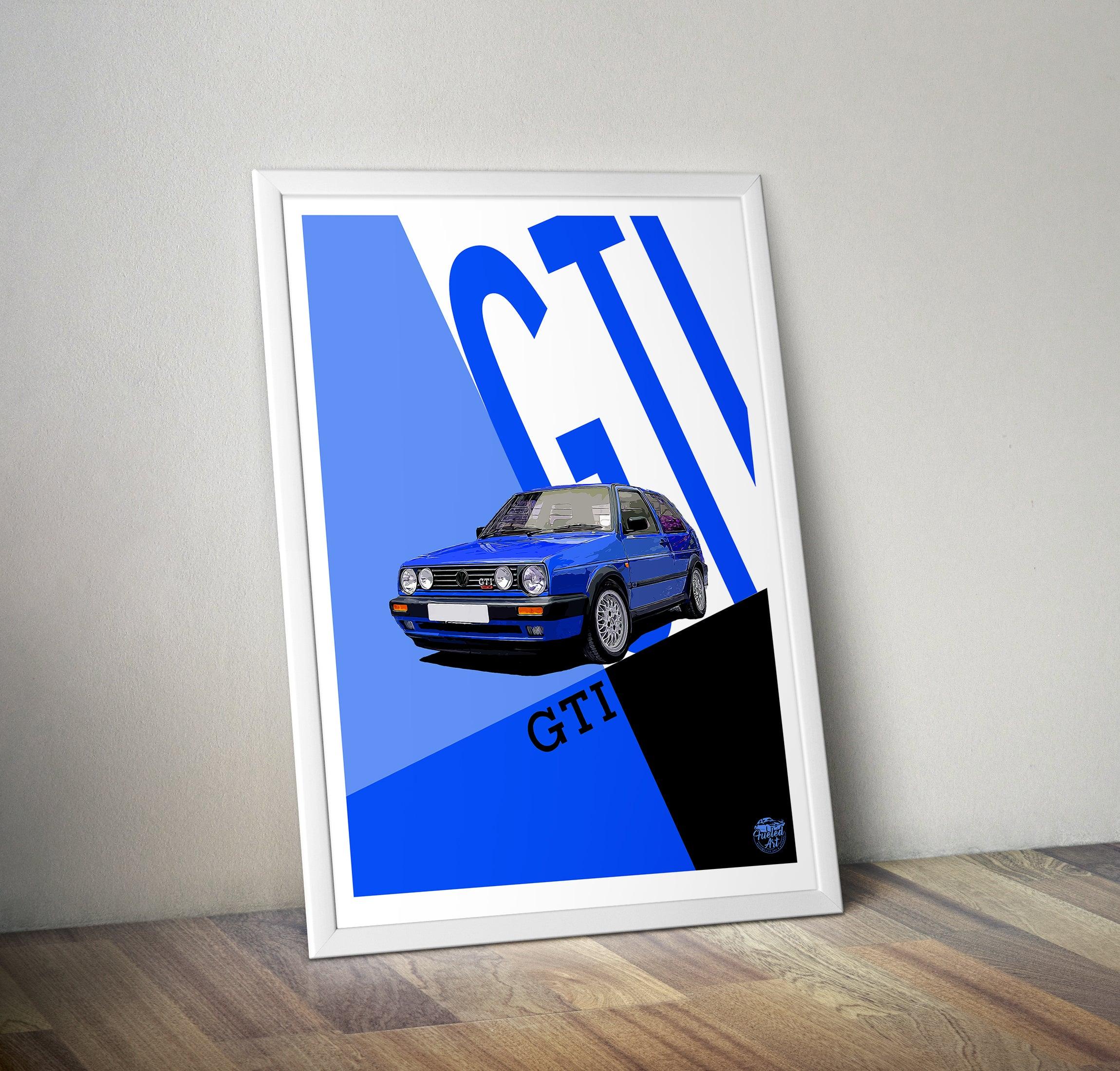 VW Golf GTI Mk2 Print - Fueled.art