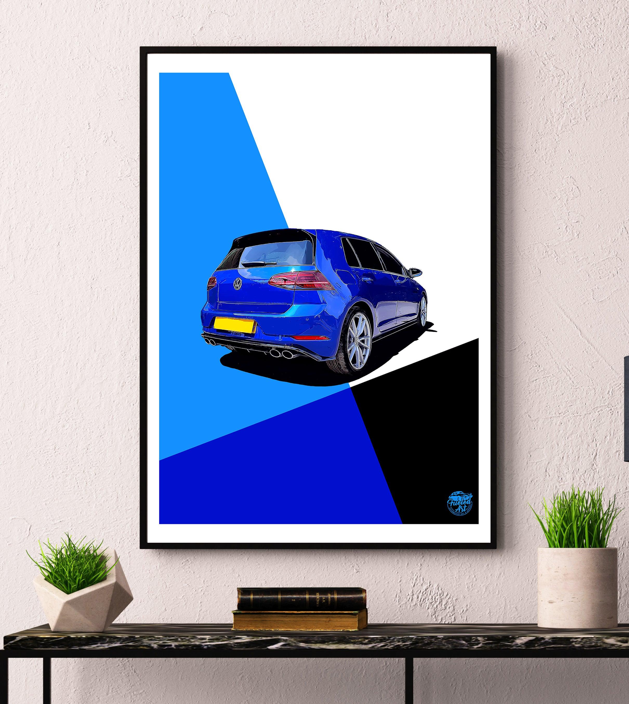 VW Golf R Mk7 Print - Fueled.art