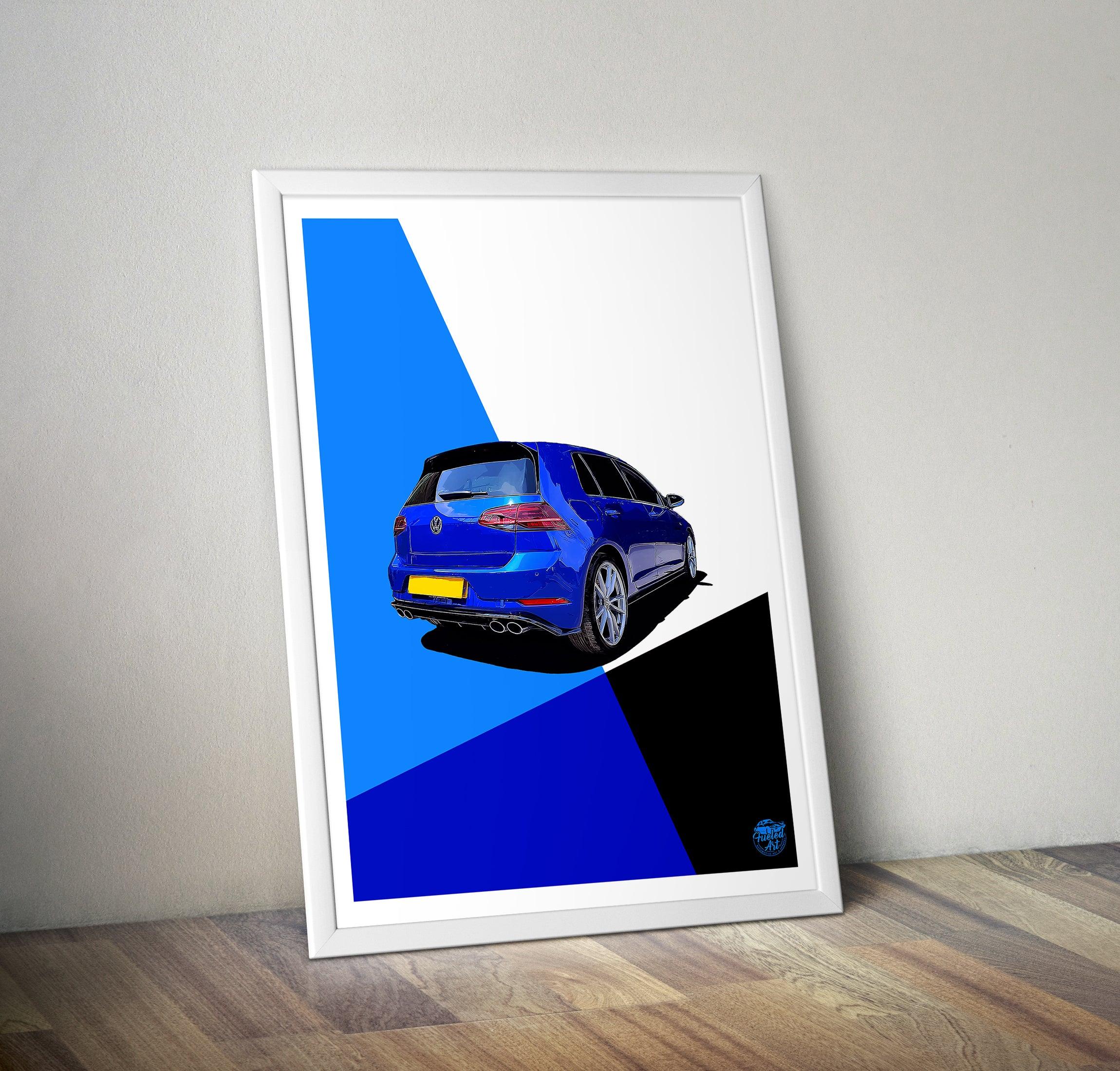 VW Golf R Mk7 Print - Fueled.art