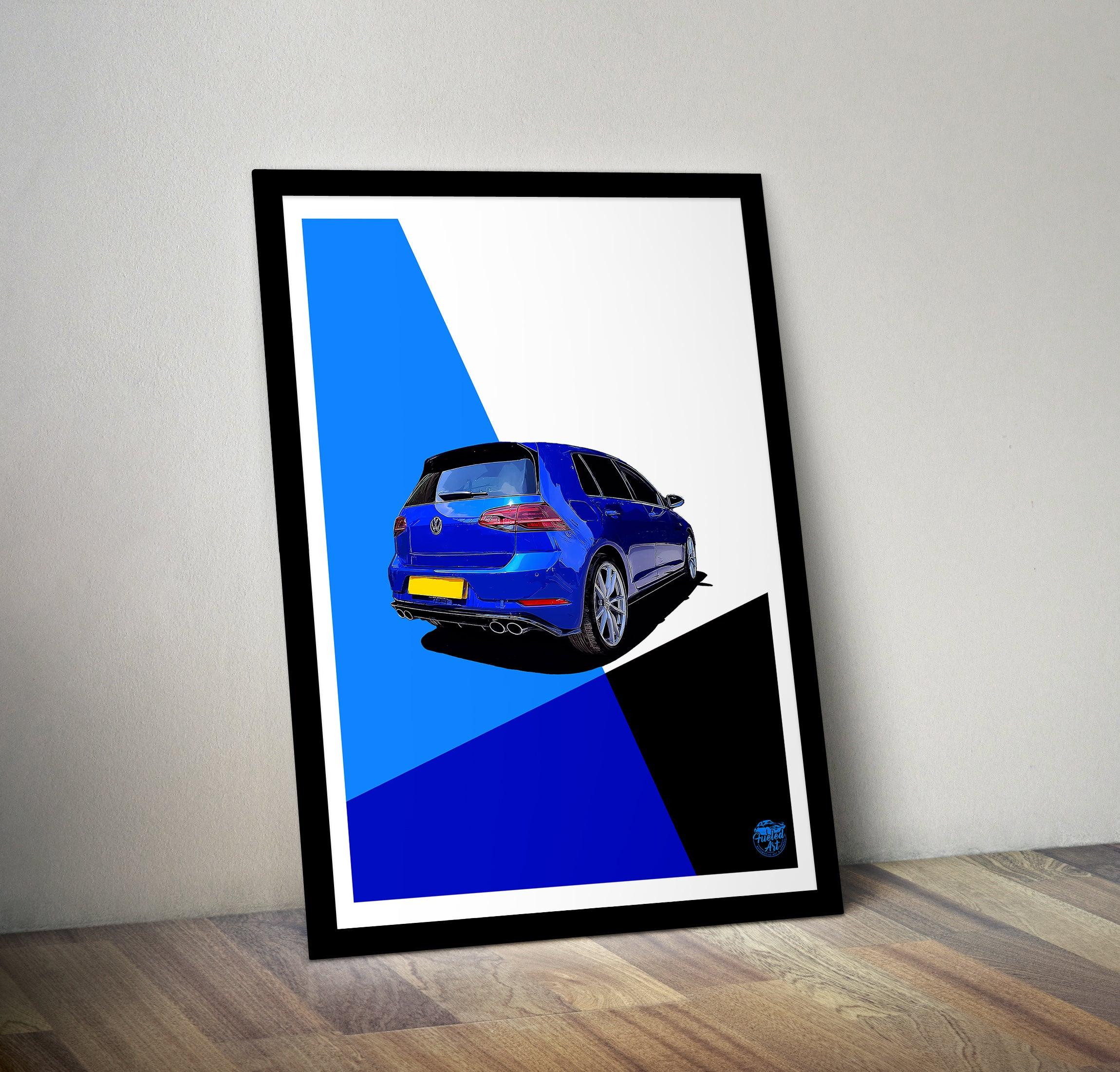 VW Golf R Mk7 Print - Fueled.art