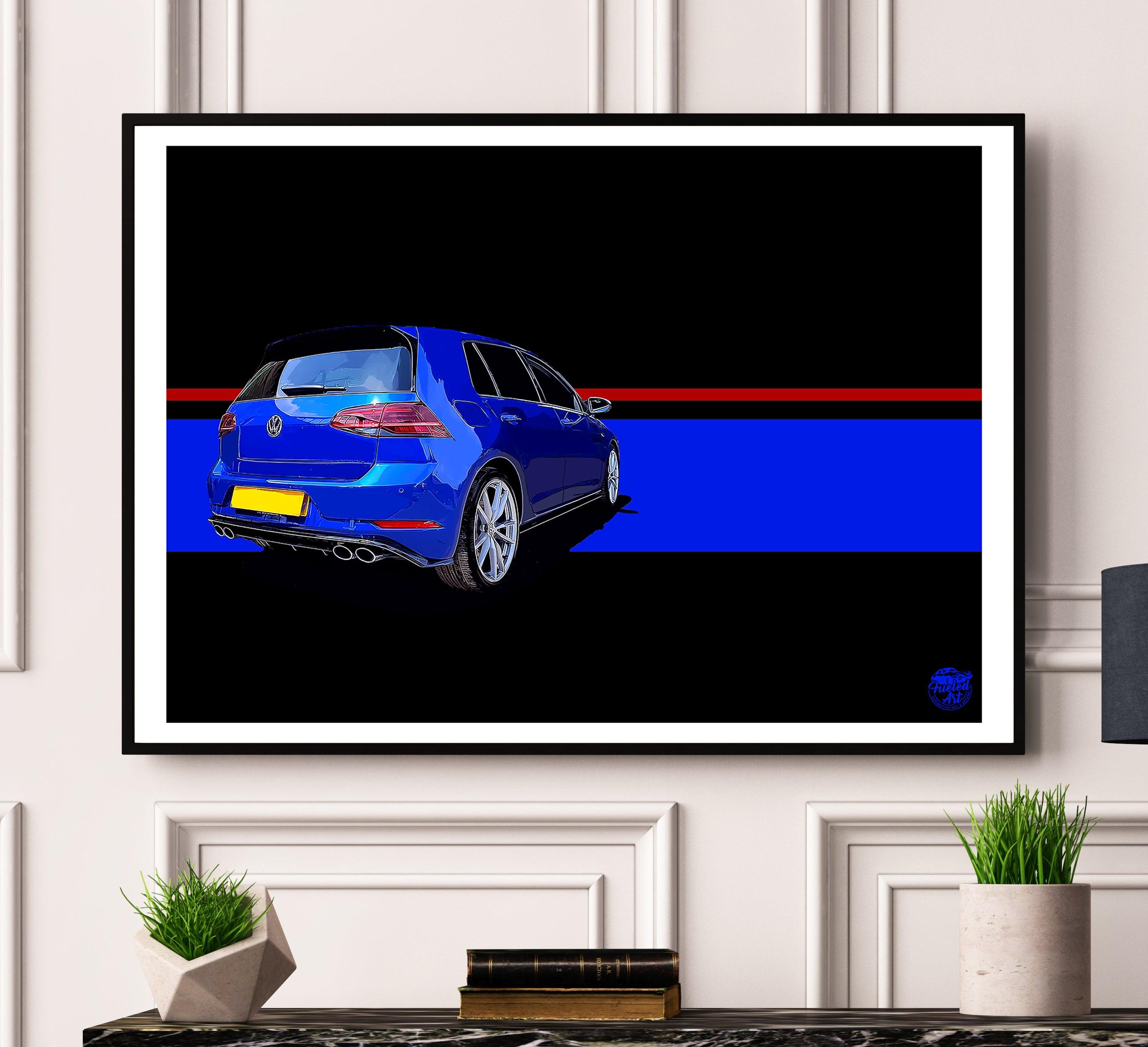 VW Golf R Mk7 Print - Fueled.art