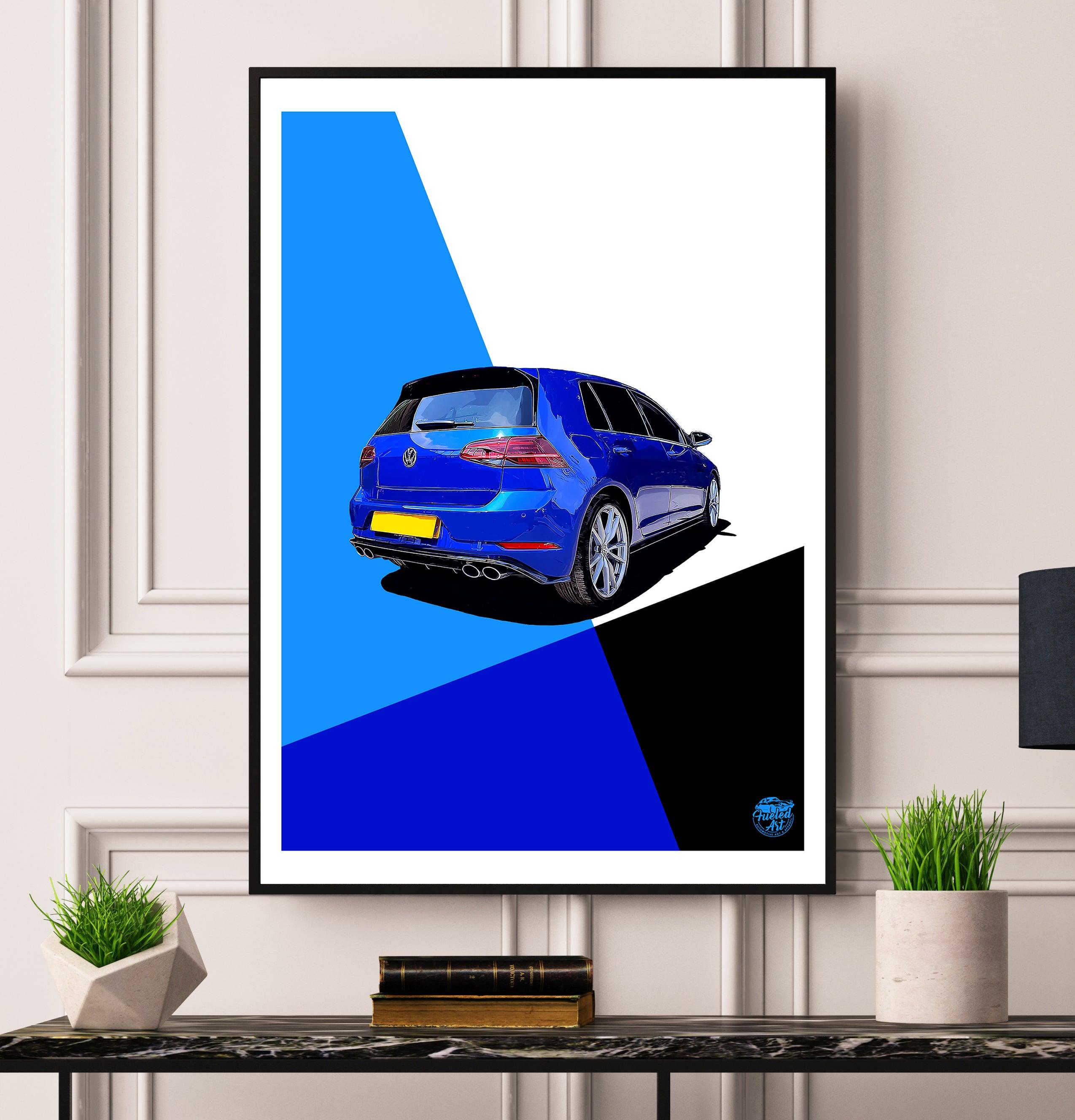 VW Golf R Mk7 Print - Fueled.art