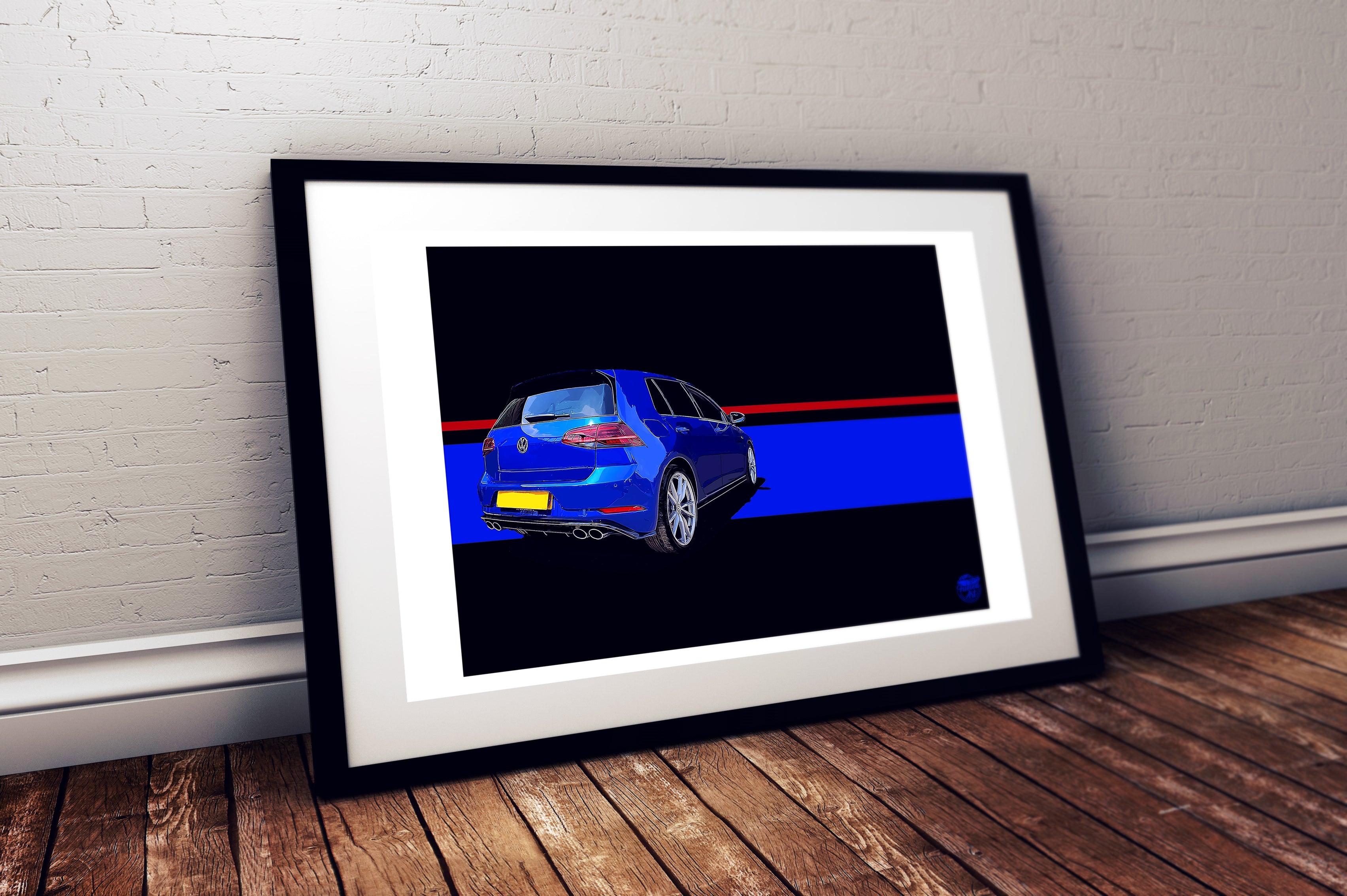 VW Golf R Mk7 Print - Fueled.art