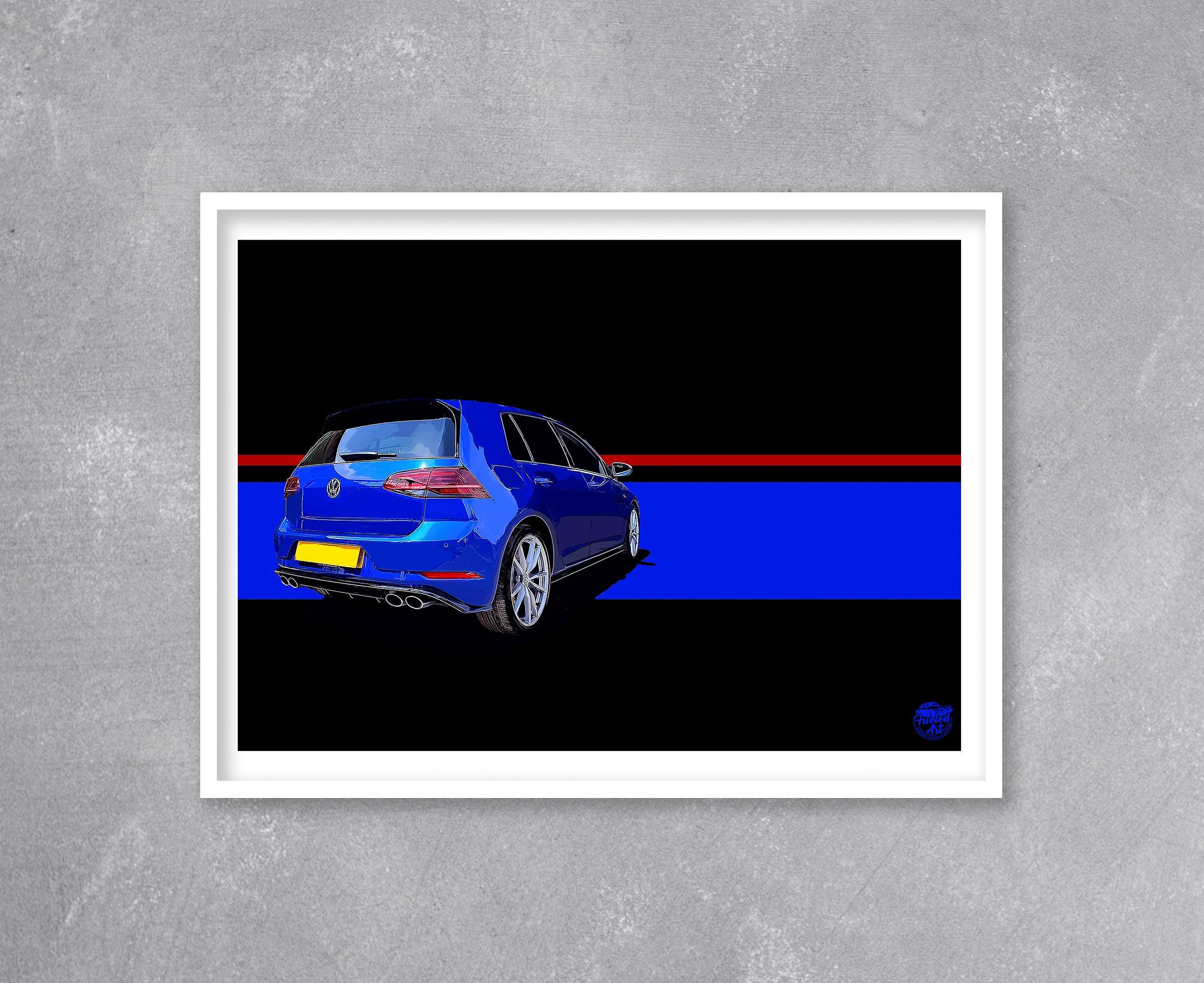 VW Golf R Mk7 Print - Fueled.art