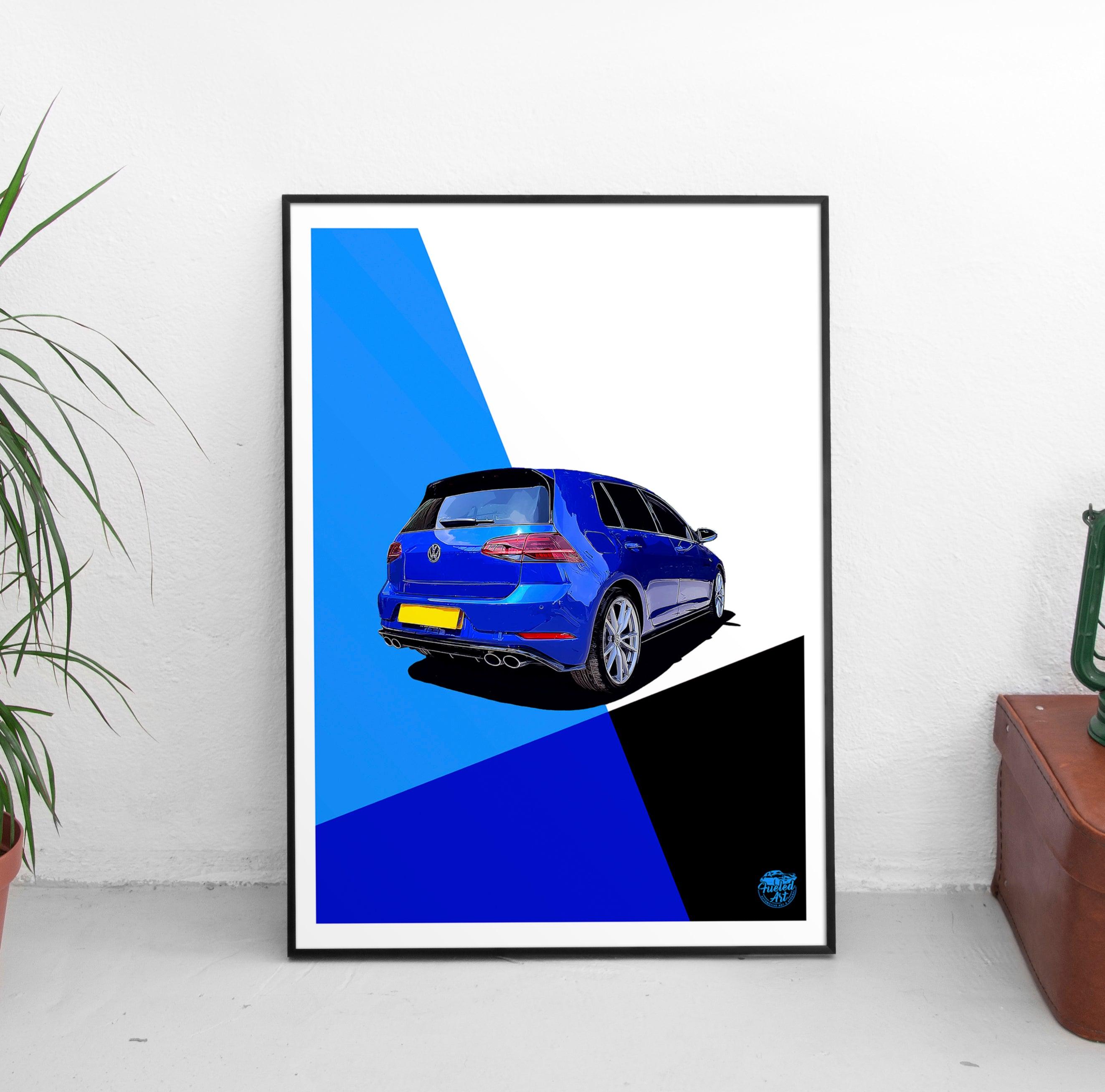 VW Golf R Mk7 Print - Fueled.art