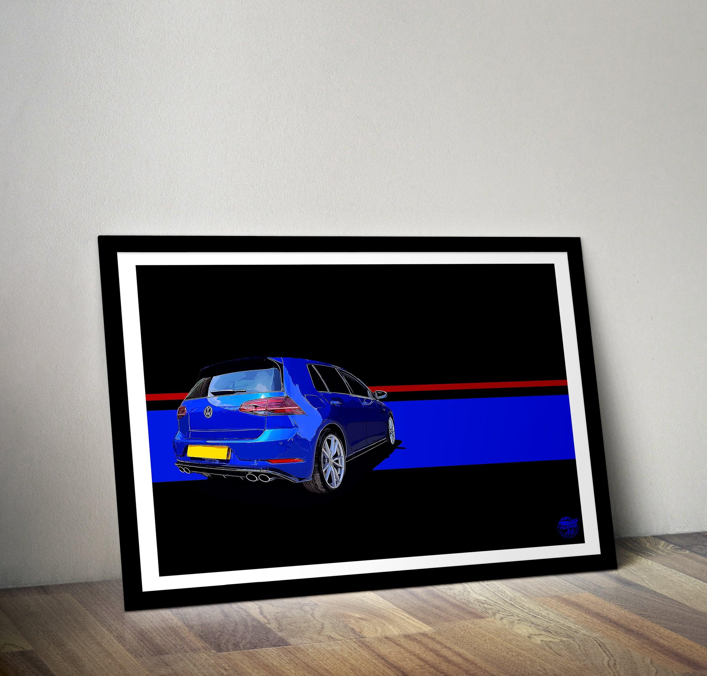 VW Golf R Mk7 Print - Fueled.art