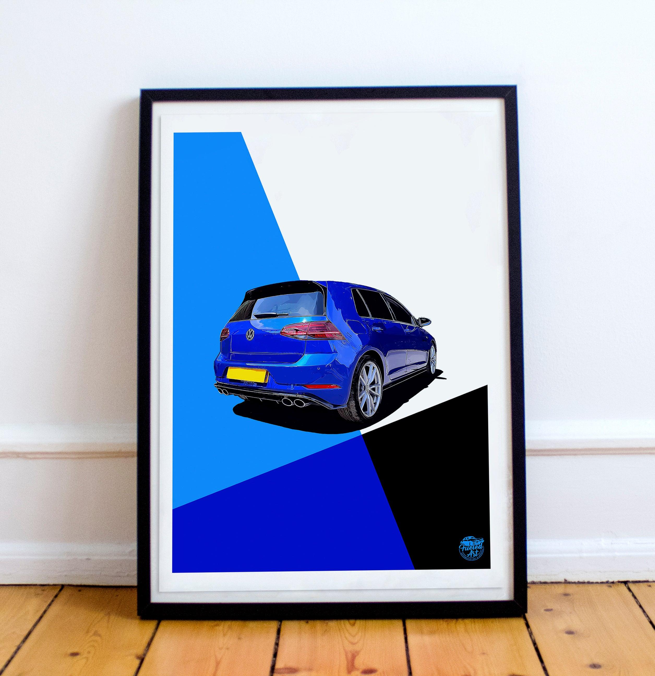 VW Golf R Mk7 Print - Fueled.art