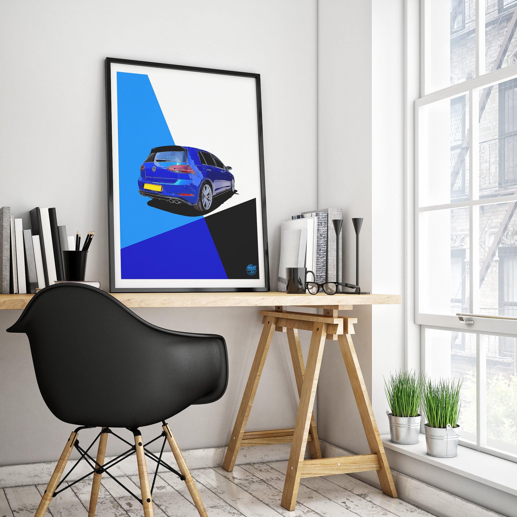 VW Golf R Mk7 Print - Fueled.art