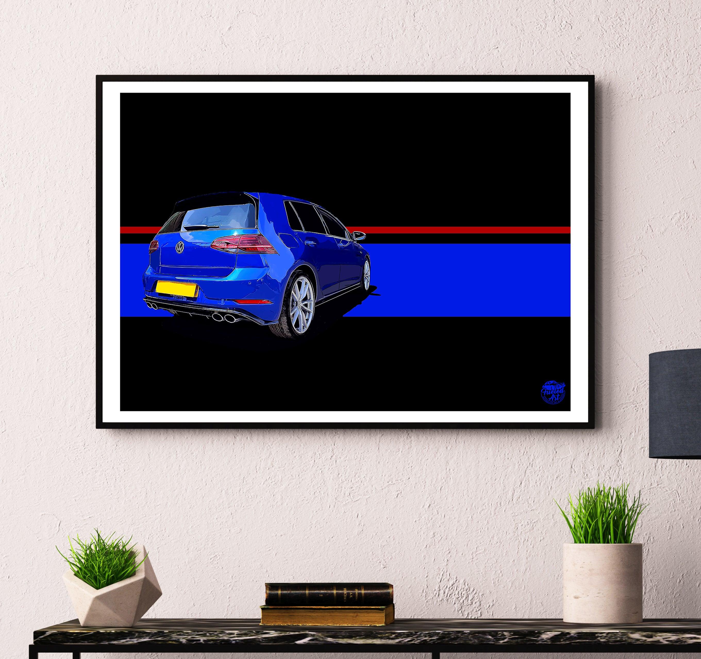 VW Golf R Mk7 Print - Fueled.art