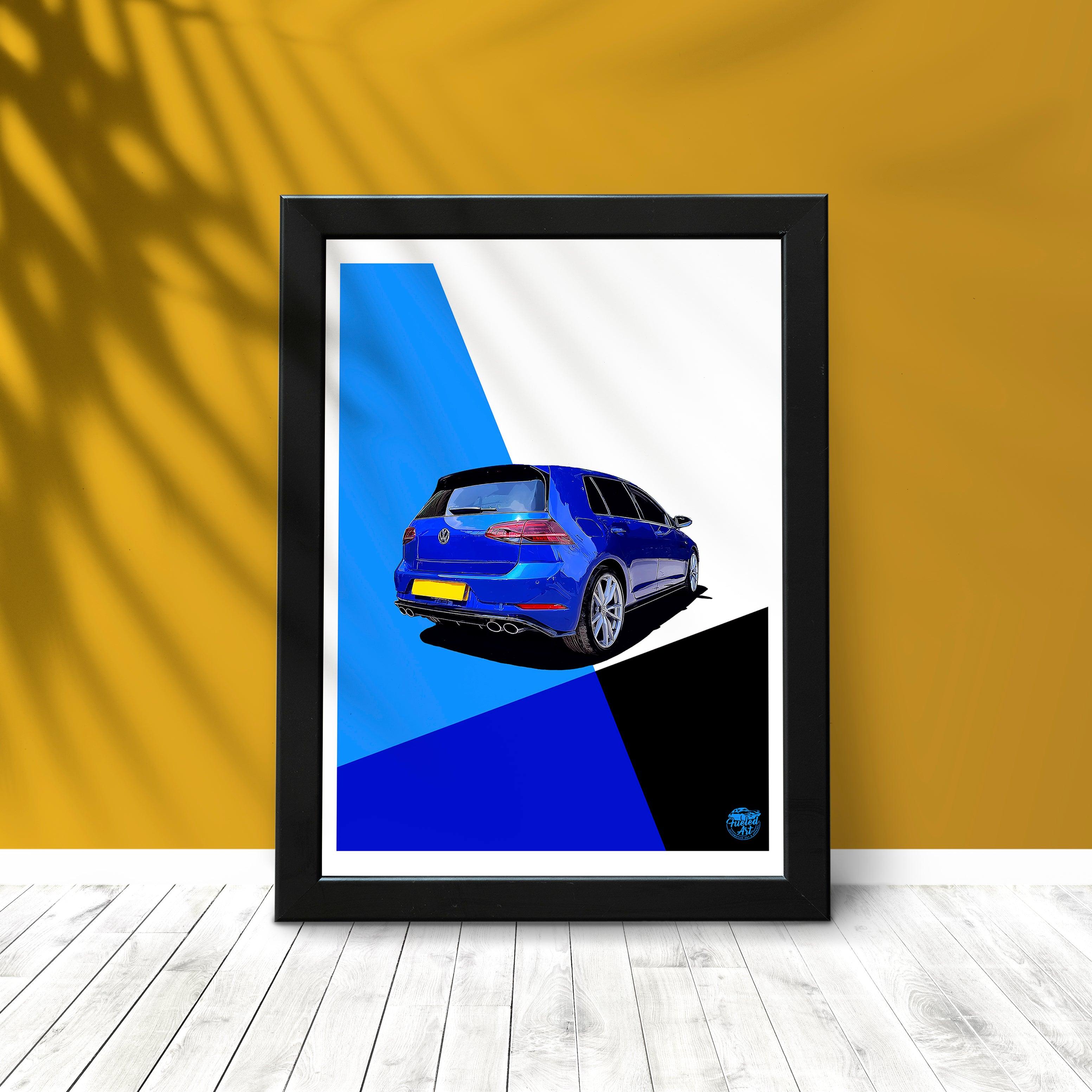 VW Golf R Mk7 Print - Fueled.art