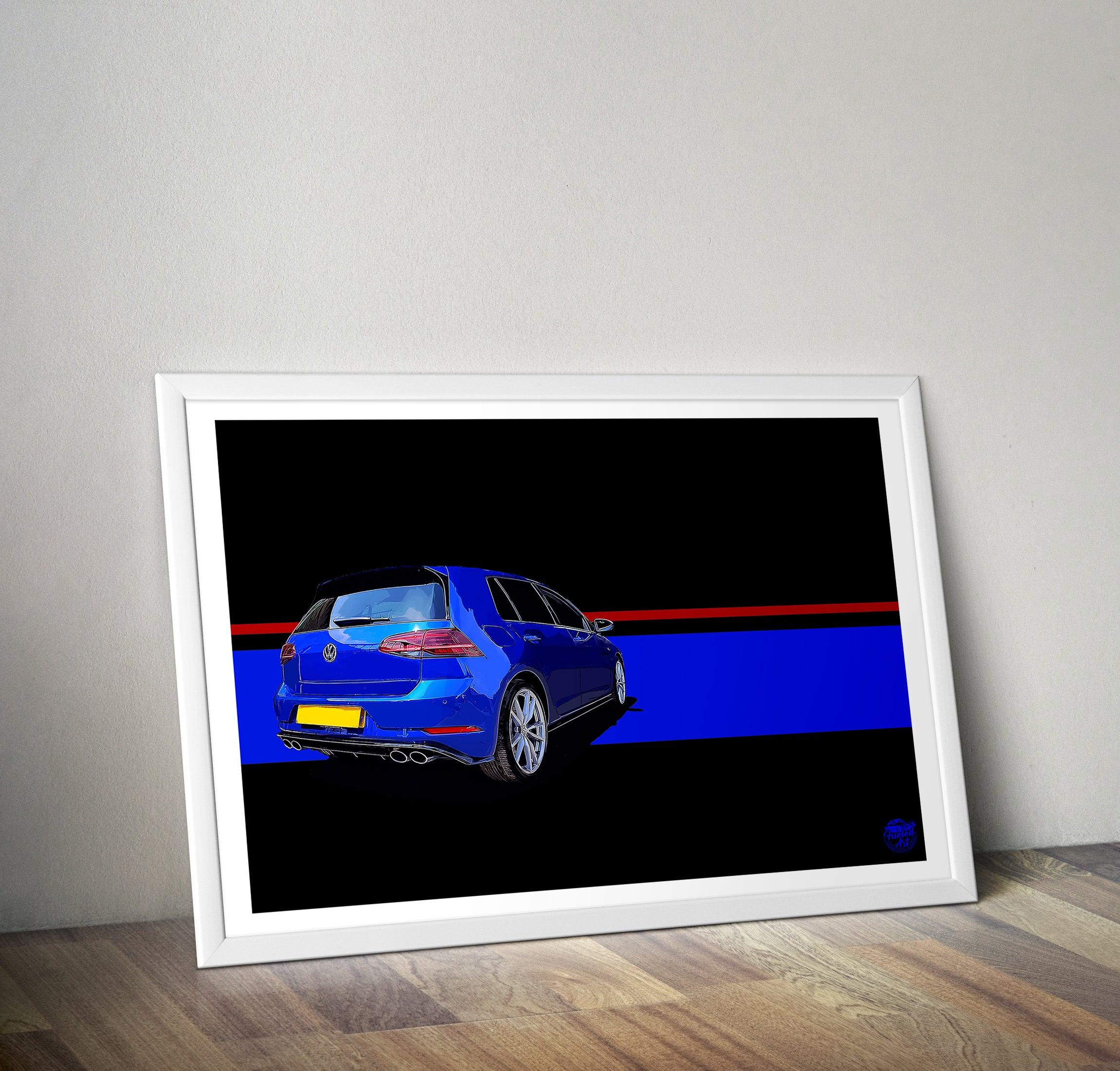 VW Golf R Mk7 Print - Fueled.art