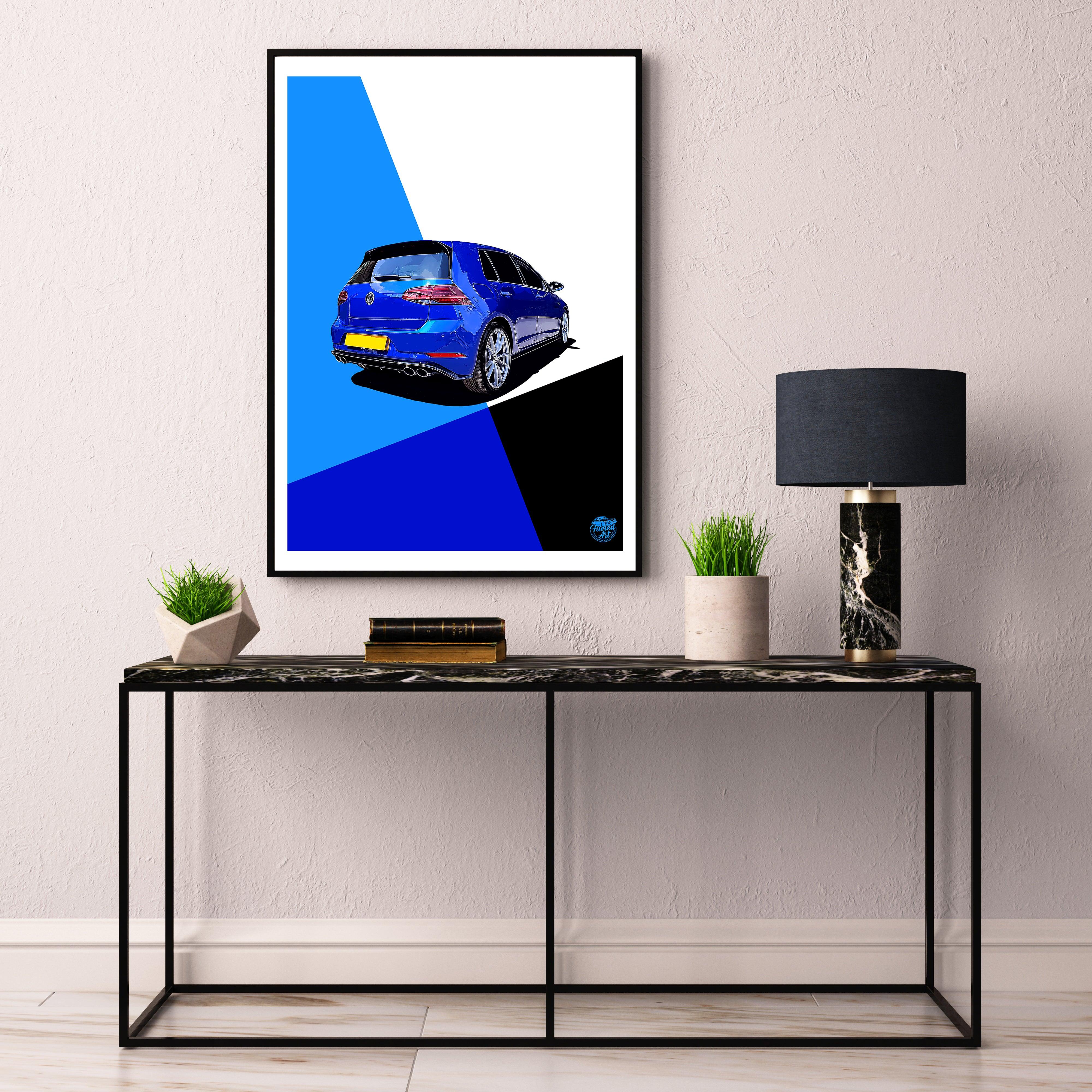 VW Golf R Mk7 Print - Fueled.art